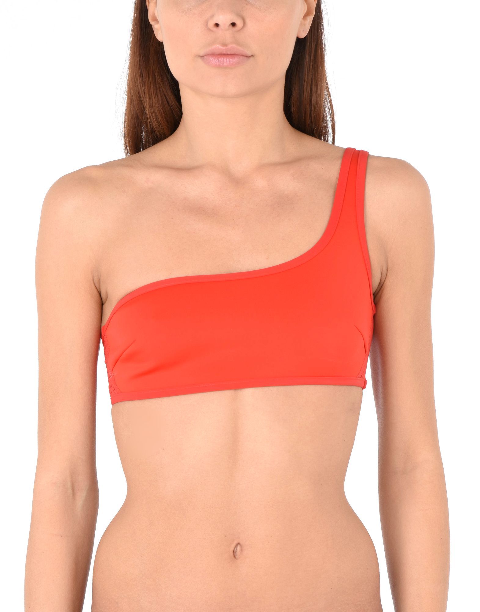 synthetic jersey, logo, openwork, basic solid colour