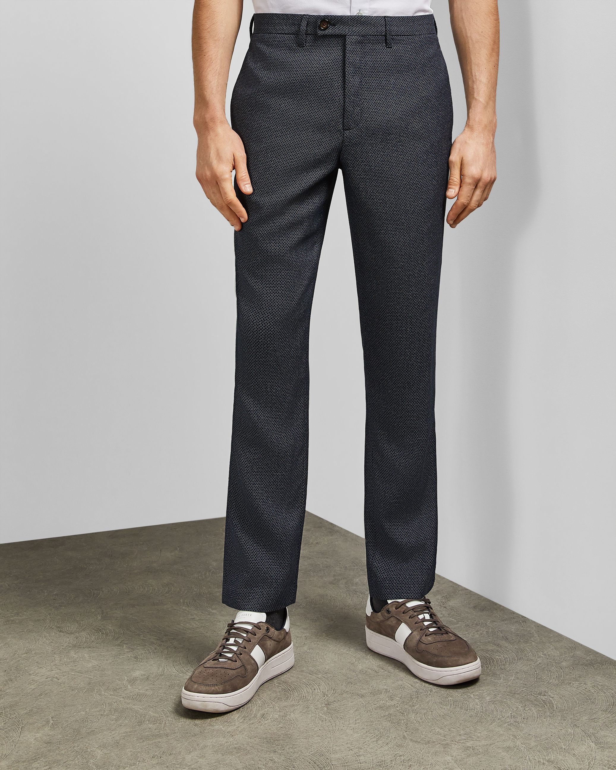 ted baker semi plain trousers