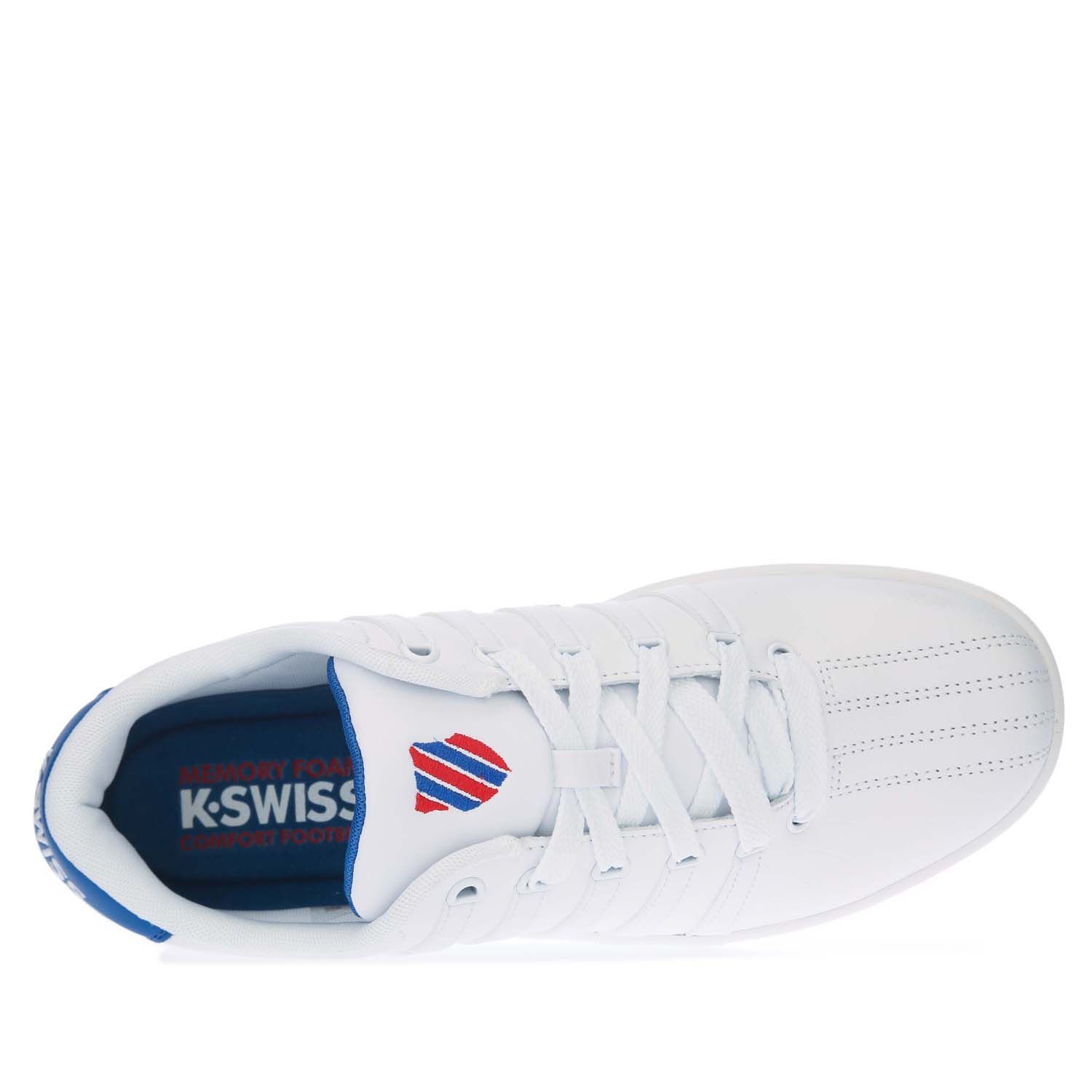 K-Swiss Court Pro II CMF sneakers voor heren, wit-blauw