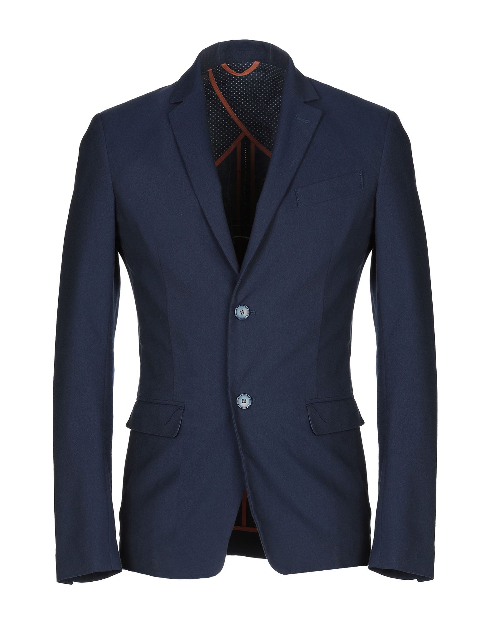 SUITS AND JACKETS Imperial Dark blue Man Cotton