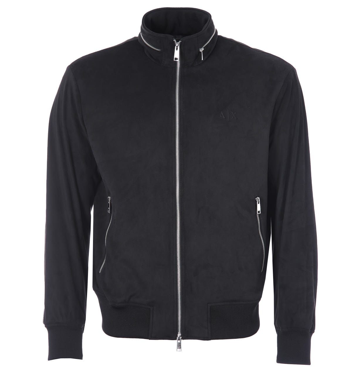 Armani Exchange Eco Suede Jacket - Black