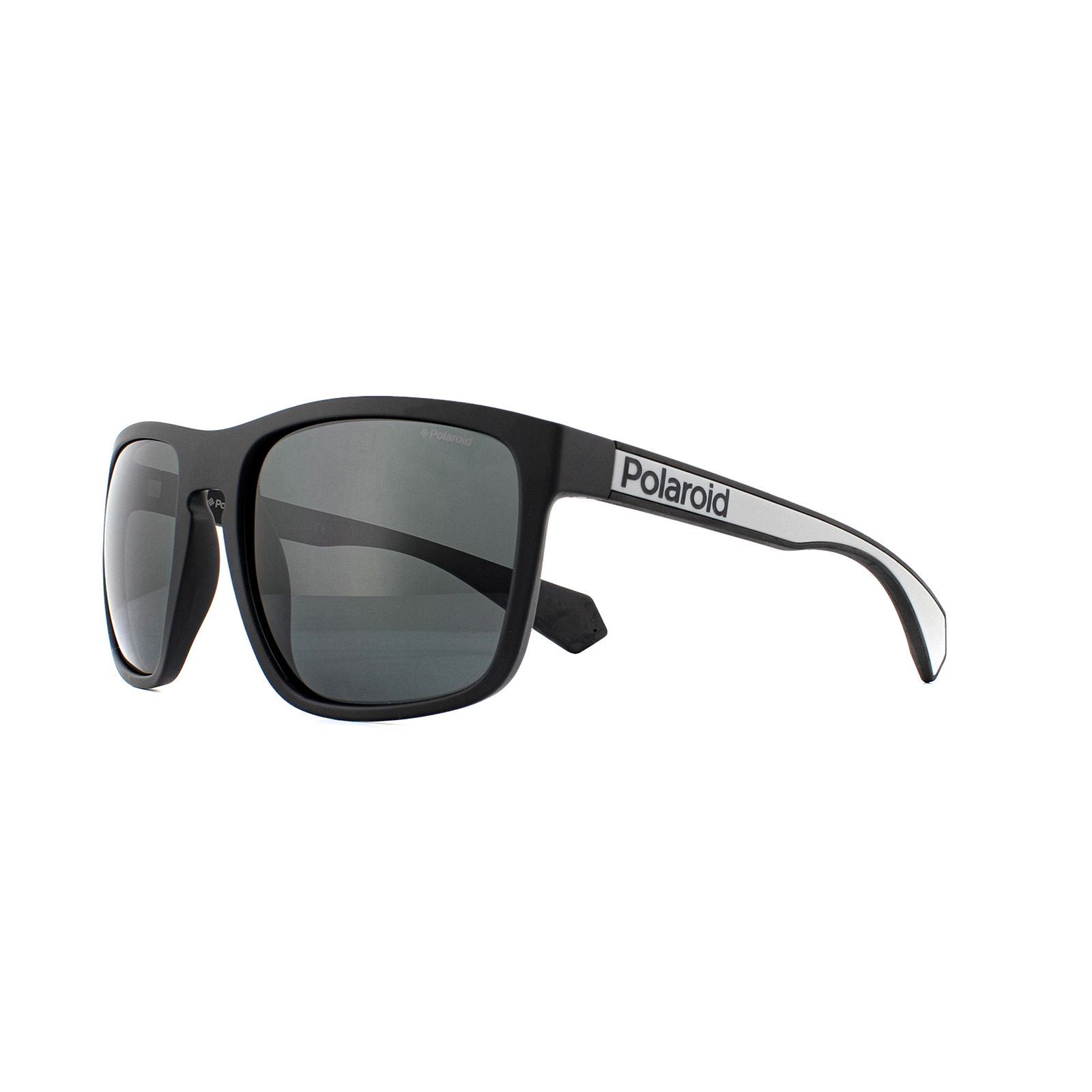 Polaroid Sunglasses PLD 2079/S 003 M9 Matte Black Grey Polarized are a modern sporty style with bright colour stripe down the temples but the stand out feature are Polaroid's superb polarized lenses which will take away the glare and leave your eyes free to look at the scene around without squinting.