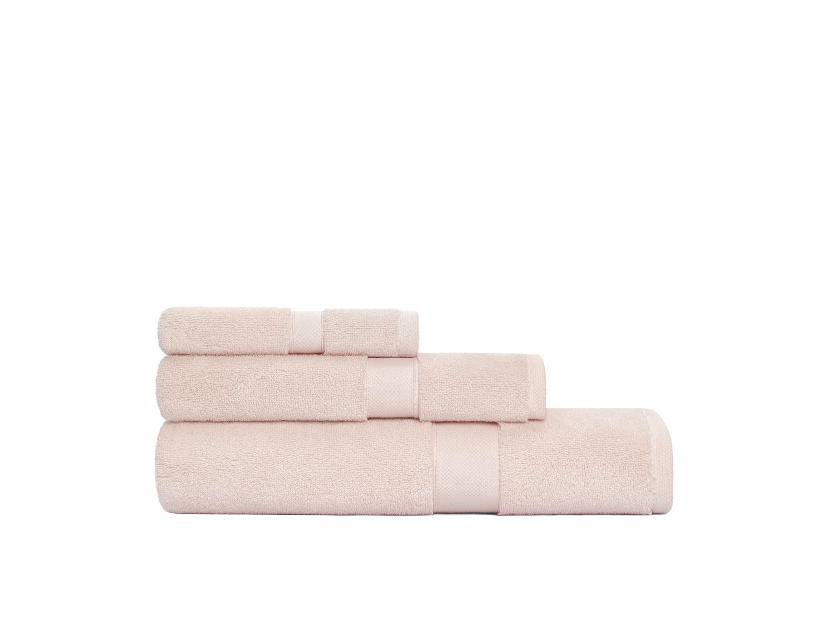 Supremely soft against the skin and equally absorbent the Tracy Towel Collection from Calvin Klein is a soothing way to begin and end the day. Made of fine 600 GSM 100% cotton these iconic towels feature the signature Calvin Klein logo and a flat band dobby border Available in a range of colours - white, beige, dusty blue, grey, midnight, wine, deep plum, charcoal and pink.