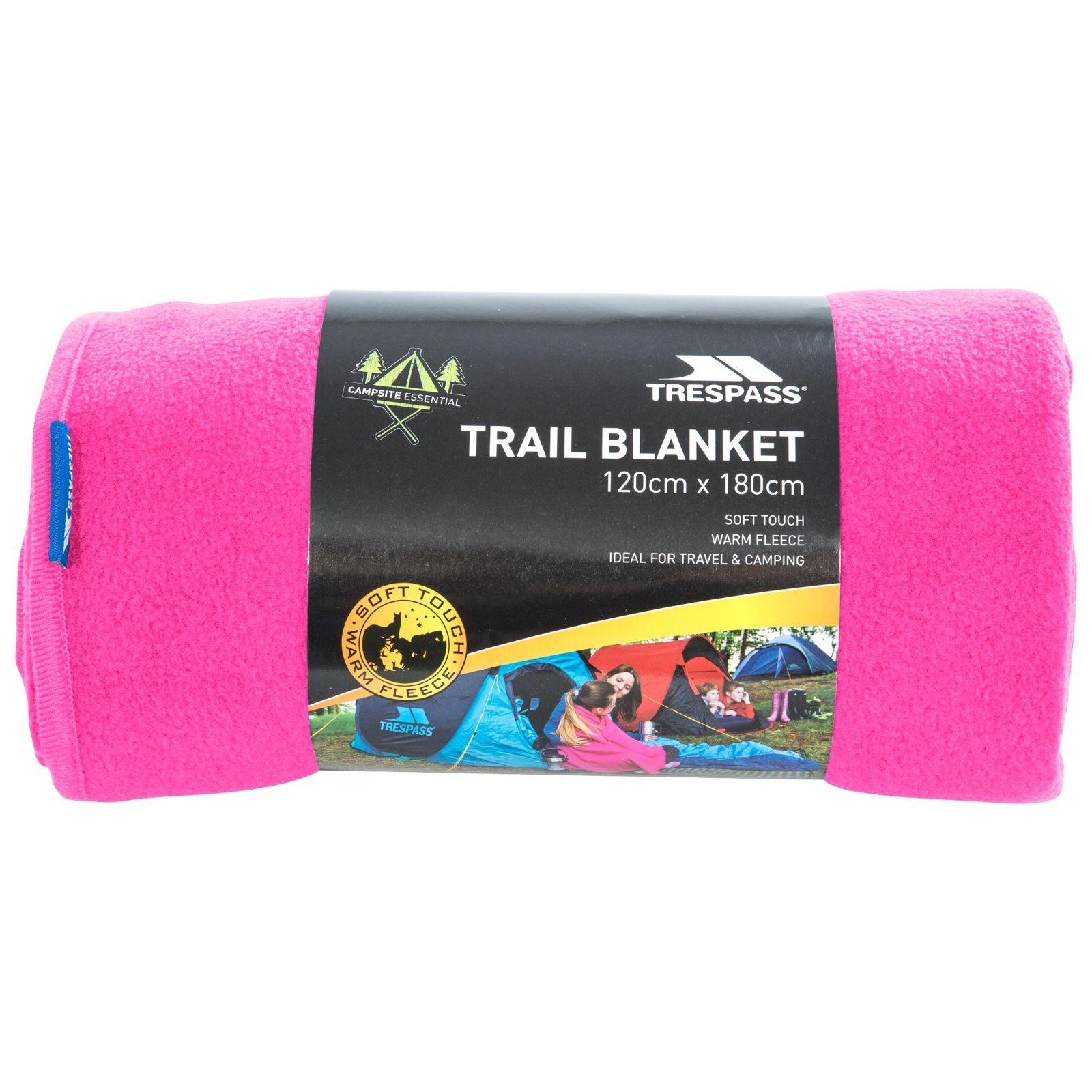Soft and Warm Fleece. Large 120 x 180cm Size. 100% Polyester.