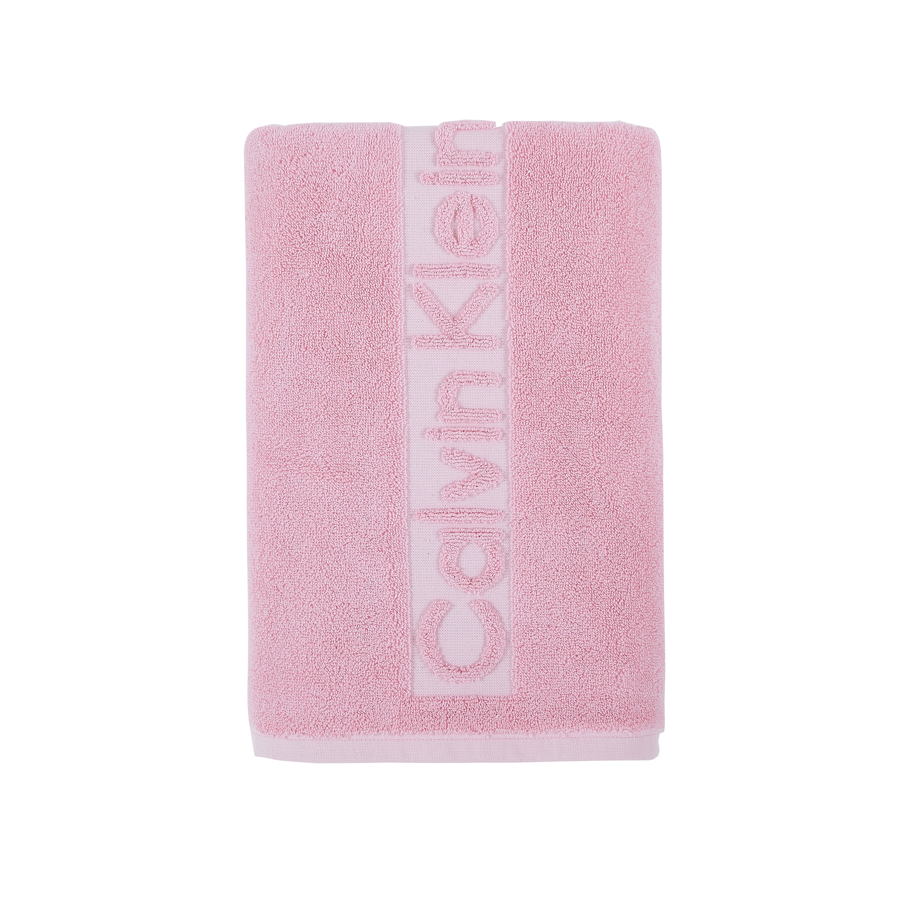 Calvin Klein Sculpted Logo Hand Towel Rose