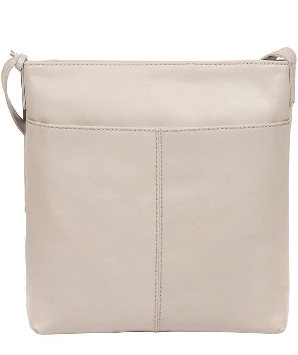 'Plumpton' Dove Grey Leather Cross Body Bag
