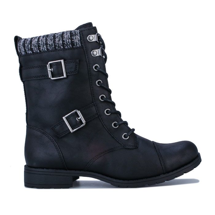 rocket dog billie boots black