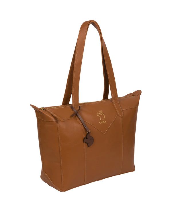 The Molly in Saddle Clear Bag main image 0