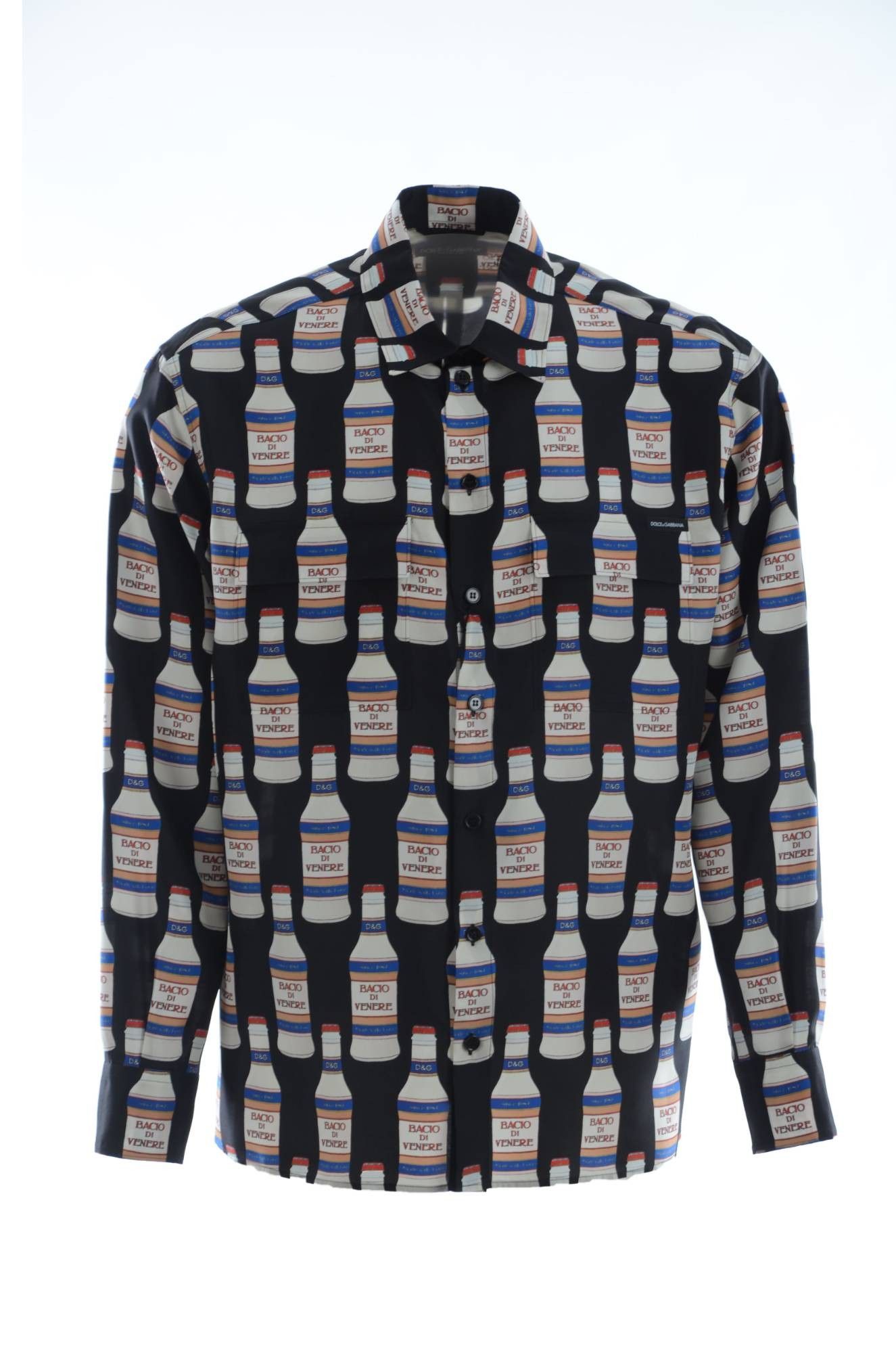Bottles Print
Long Sleeve
With Buttons