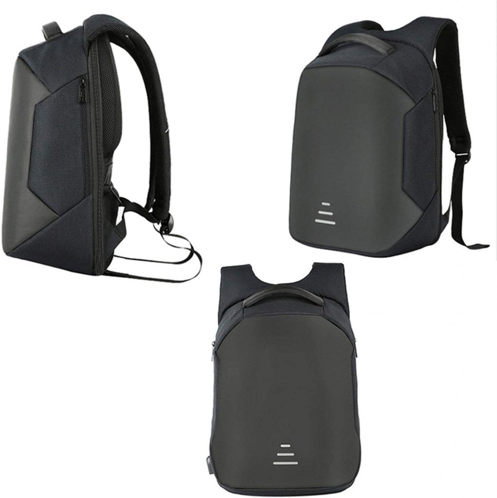 Aquarius Advanced Anti-Theft Backpack with USB Charging Port - Black

The anti-theft backpack features a concealed zip which makes it ideal for travel and commuting to keep your belongings secure. Featuring an Integrated USB Charging Port, simply plug in your portable power bank inside the bag to keep your technology charged whilst on the go. Keep your smartphone full power anytime and anywhere. Six inside pockets including protective pockets for laptops and iPads. Adjustable Shoulder strap with S-shaped ergonomic design. Perfect backpack for easy carrying of valuables and belonging. Padded back panel and padded shoulder straps help to carry the backpack with comfort. Huge compartment size that can fit laptops with ease. Adjustable Shoulder strap with S-shaped ergonomic design.  Stylish appearance and durable material ideal for school day-pack, outdoor travel, weekend getaway, business trip, hiking, camping etc. Perfect backpack for easy carrying of valuables and belongings. Easy accessible side pockets for quick access to essentials. Easy Access Pockets on the Shoulder Strap as well on the Backside of the Bag for quick access to essentials.

Key Features: 

   Outer Material:  Canvas
   Internal Material : Polyester
   Open Way : Zipper
   Product Dimensions : 43x33x11cm