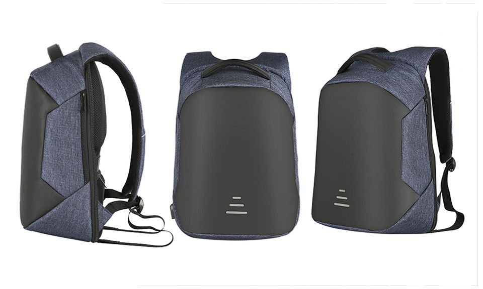 Aquarius Advanced Anti-Theft Backpack with USB Charging Port - Blue

The anti-theft backpack features a concealed zip which makes it ideal for travel and commuting to keep your belongings secure. Featuring an Integrated USB Charging Port, simply plug in your portable power bank inside the bag to keep your technology charged whilst on the go. Keep your smartphone full power anytime and anywhere. Six inside pockets including protective pockets for laptops and iPads. Adjustable Shoulder strap with S-shaped ergonomic design. Perfect backpack for easy carrying of valuables and belonging. Padded back panel and padded shoulder straps help to carry the backpack with comfort. Huge compartment size that can fit laptops with ease. Adjustable Shoulder strap with S-shaped ergonomic design.  Stylish appearance and durable material ideal for school day-pack, outdoor travel, weekend getaway, business trip, hiking, camping etc. Perfect backpack for easy carrying of valuables and belongings. Easy accessible side pockets for quick access to essentials. Easy Access Pockets on the Shoulder Strap as well on the Backside of the Bag for quick access to essentials.

Key Features: 

   Outer Material:  Canvas
   Internal Material : Polyester
   Open Way : Zipper
   Product Dimensions : 43x33x11cm