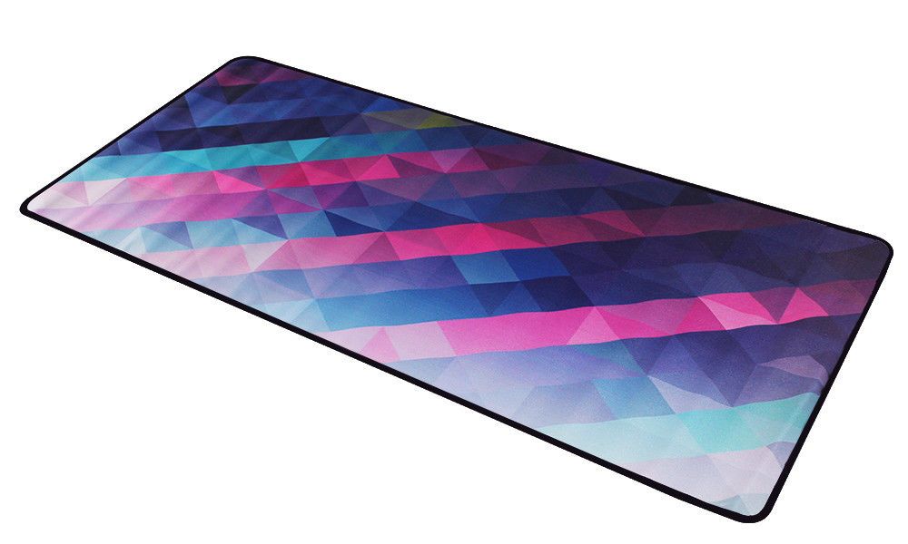 Kaleidoscope Pattern Anti-Slip Keyboard Mat Laptop Computer Extended Gaming Mouse Pad

Large size design gaming mouse pad which is more than 3 mm thick to help you get a better operating experience when playing games. On the desk, it can prevent the keyboard and mouse sliding, so that the mouse will be more smoothly to reduce the error operation. It is a good companion on the computer desk.

Key Features: 

    Material: Rubber and cloth. Thick, comfortable, firm, mouse pad using premium materials. It has a waterproof coating to prevent damage from drinks and it can simply wash in hand
    High Quality Anti-Fraying Stitched Frame: The edge of the mouse pad using precision locking process, ensures it doesn't fray or fall apart or no cracklike other mouse pads
    Smooth Surface: Smooth surface designed for optical mice, no skipping, ensures fast smooth movement while maintaining speed and control during gaming,it improves tracking mouse movements, great for big screens
    Anti-Slip Rubber Base: The bottom of the mouse pad features a non-skid backing so it stays firmly in place
    Size: 600mm x 300mm x 2mm/23.62