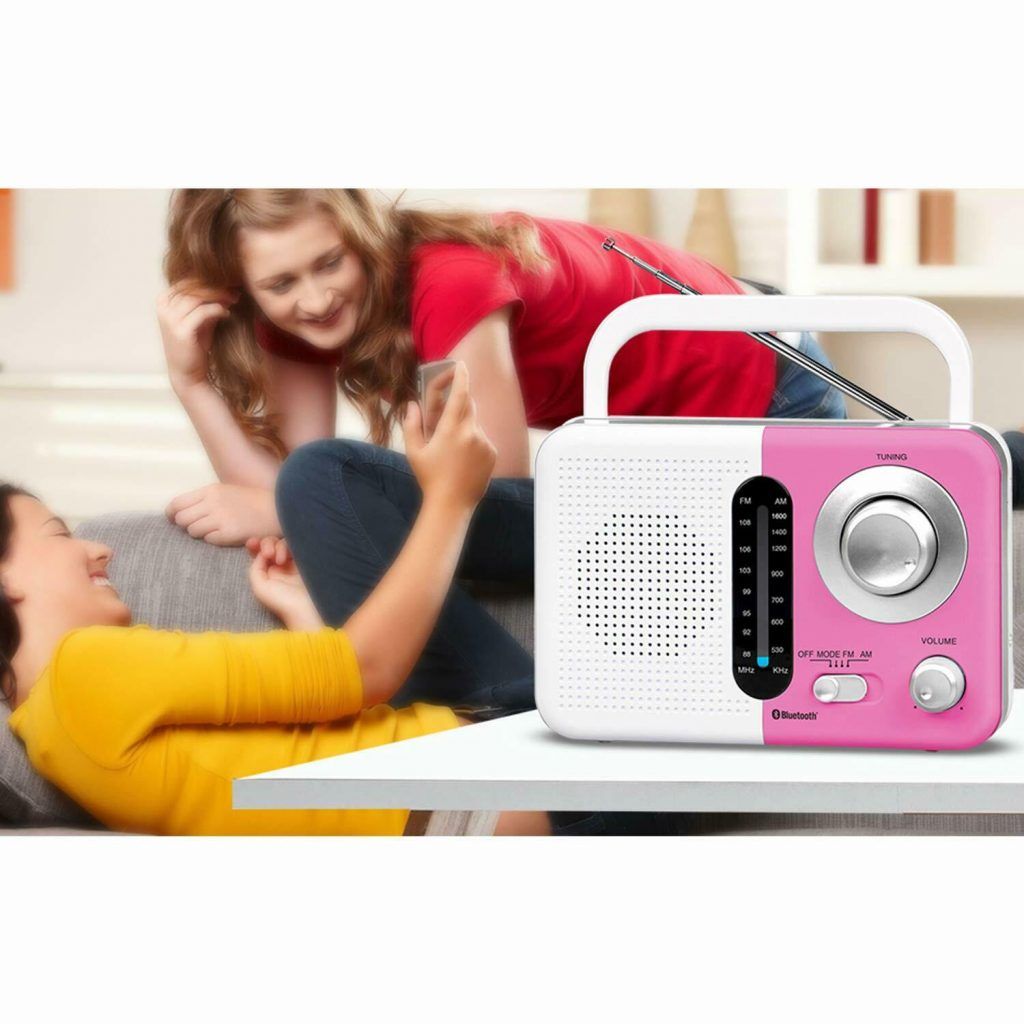 Soundz SZ412 AM/FM Portable Bluetooth Radio With USB Port And SD Card
