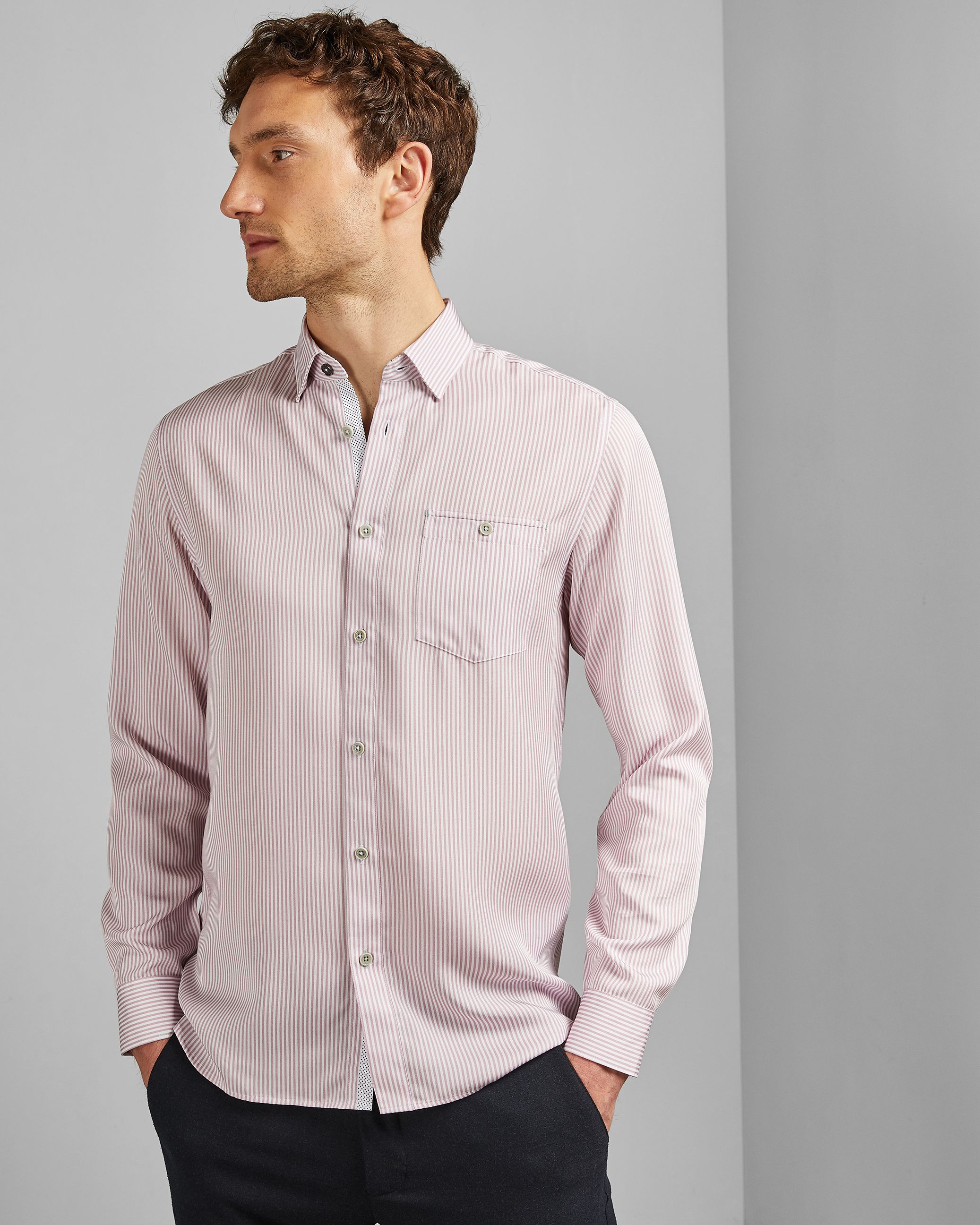 ted baker pink shirt mens