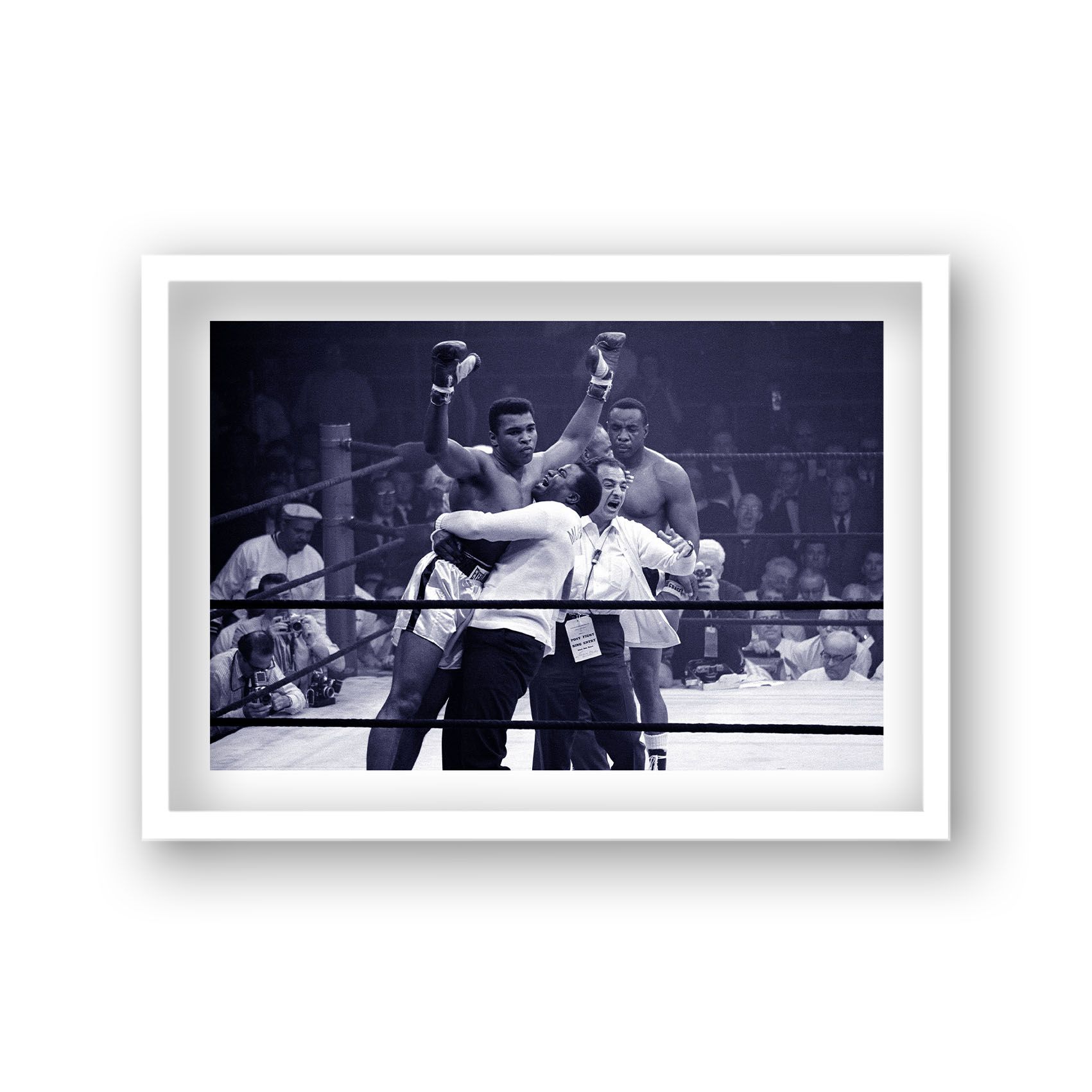 The Victory Shot of Ali's First Round Knockout of Sonny Liston May 1965