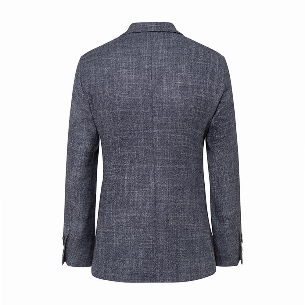 Men's Hackett, Mayfair Wool, Silk & Cashmere Texture Jacket in Grey