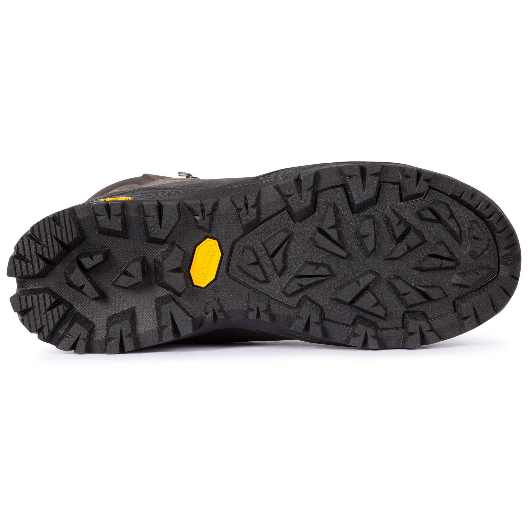 Upper: Full Grain Leather, Rubber, Textile. Lining: Textile. Insole: Cushioned. Outsole: Rubber, Vibram. 8 Eyelets. Fabric Technology: Breathable, DLX, Lightweight, Shock Absorbing, Waterproof. Gusseted Tongue, Moulded Footbed, Padded Collar. Flat Heel. Cut: Ankle High. Design: Logo, Textured. Toe Style: Round. Fastening: Lace Up.
