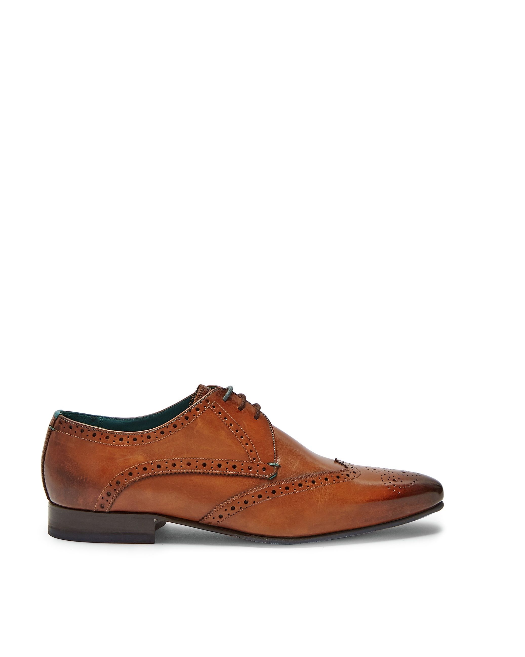 ted baker wing cap leather brogues