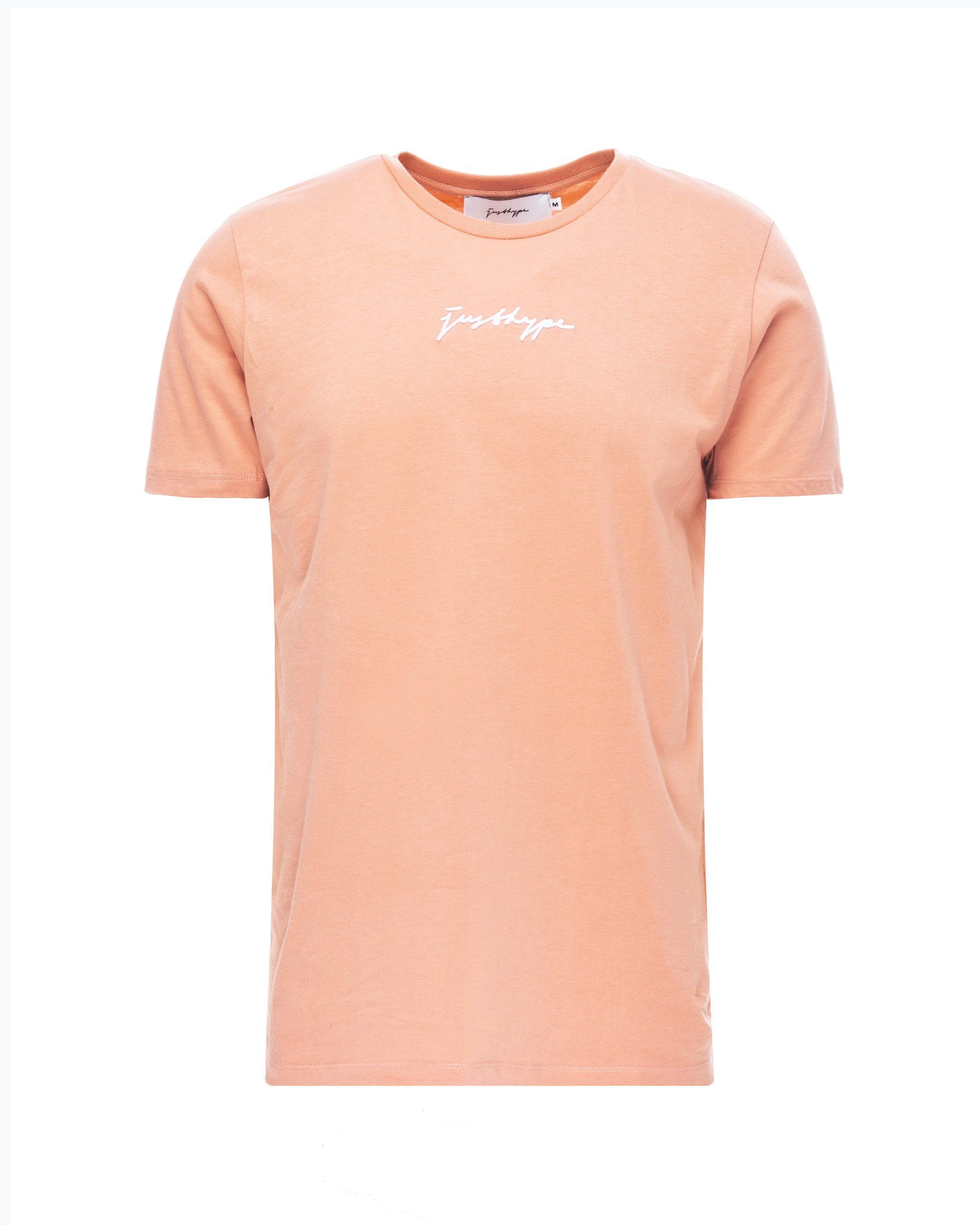 The perfect t-shirt to add to your everyday rotation. The HYPE. Pink Signature Men's T-Shirt is available in a size XXS to XXXL, doubles up as a day to night t-shirt, with supreme amount of comfort with a 100% cotton fabric base. Designed in a pink base and a contrasting white new! justhype signature logo embroidered across the front. Wear with skinny fit jeans and box fresh jeans or keep it casual with a pair of dark wash denim shorts for beach days. Machine washable.