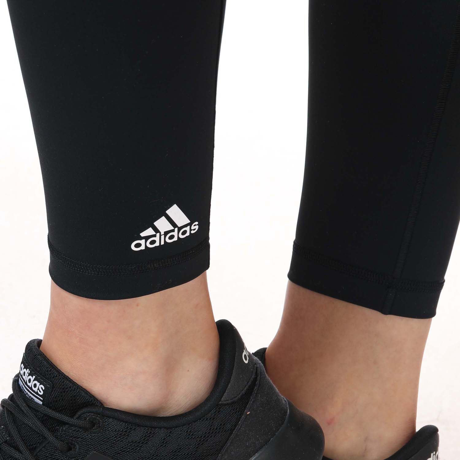 Womens adidas Believe This 2.0 7-8 Leggings in black.- High rise.- Mesh gusset and inner waist pocket.- Seven-eighth length.- Interlock.- Moisture-absorbing AEROREADY.- Tight fit.- Main Material: 64% Nylon  36% Elastane. Machine washable.- Ref: FJ7187