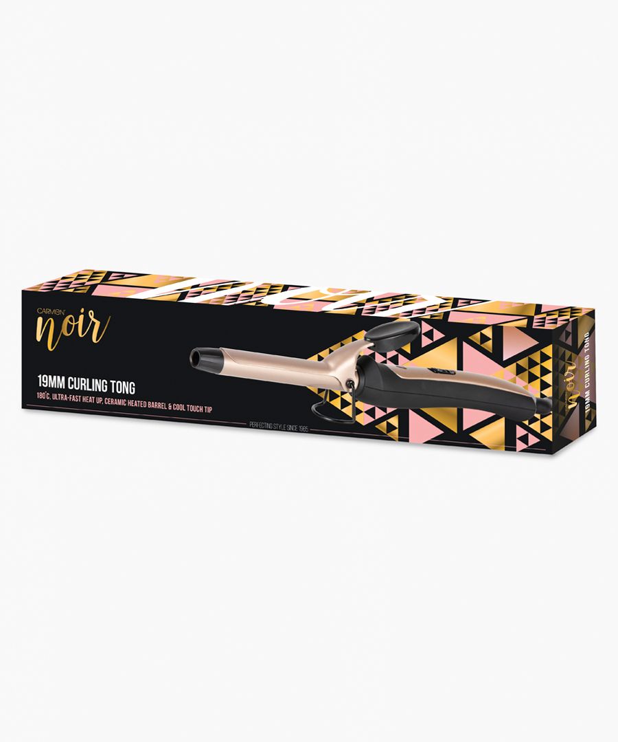 Gold-tone hair curlers 19mm