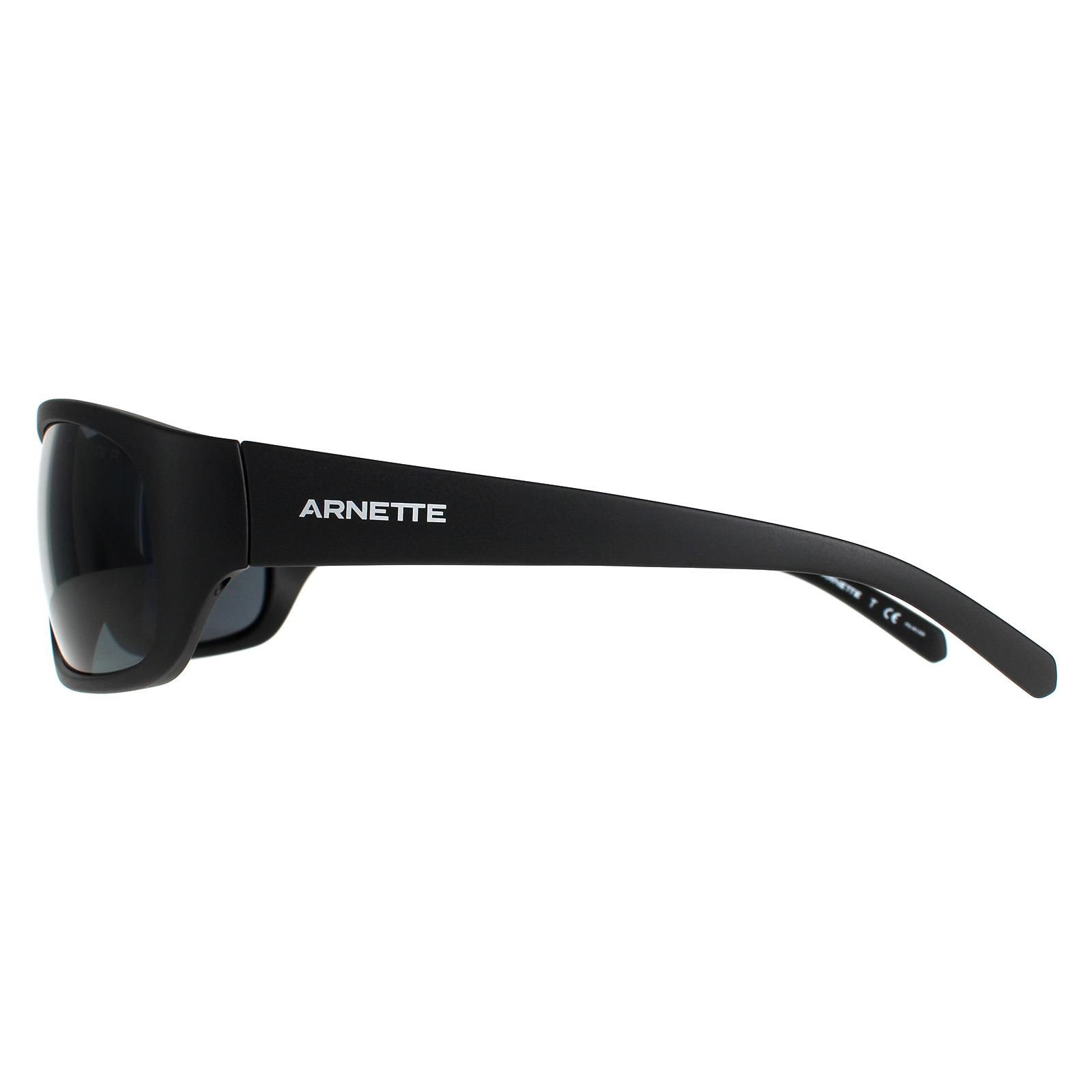 Arnette Rectangle Mens Transparent Grey Dark Grey Polarized Uka-Uka AN4290  Uka-Uka AN4290 are a rectangle style crafted from premium acetate. The temples showcase the Arnette logo for brand authenticity.