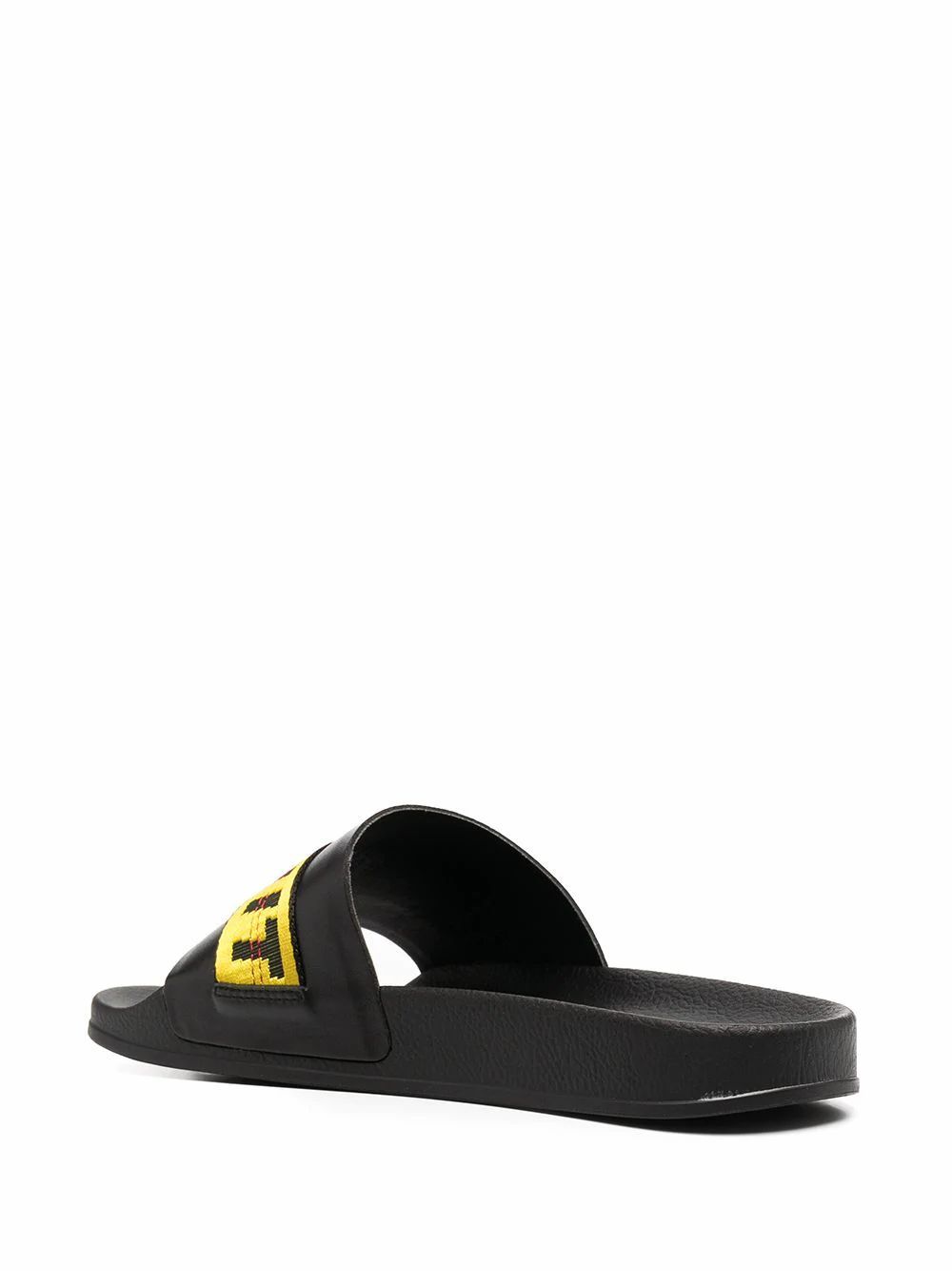 SANDALS OFF-WHITE, POLYURETHANE 100%, color BLACK, Rubber sole, SS21, product code OMIC001R21MAT0021018