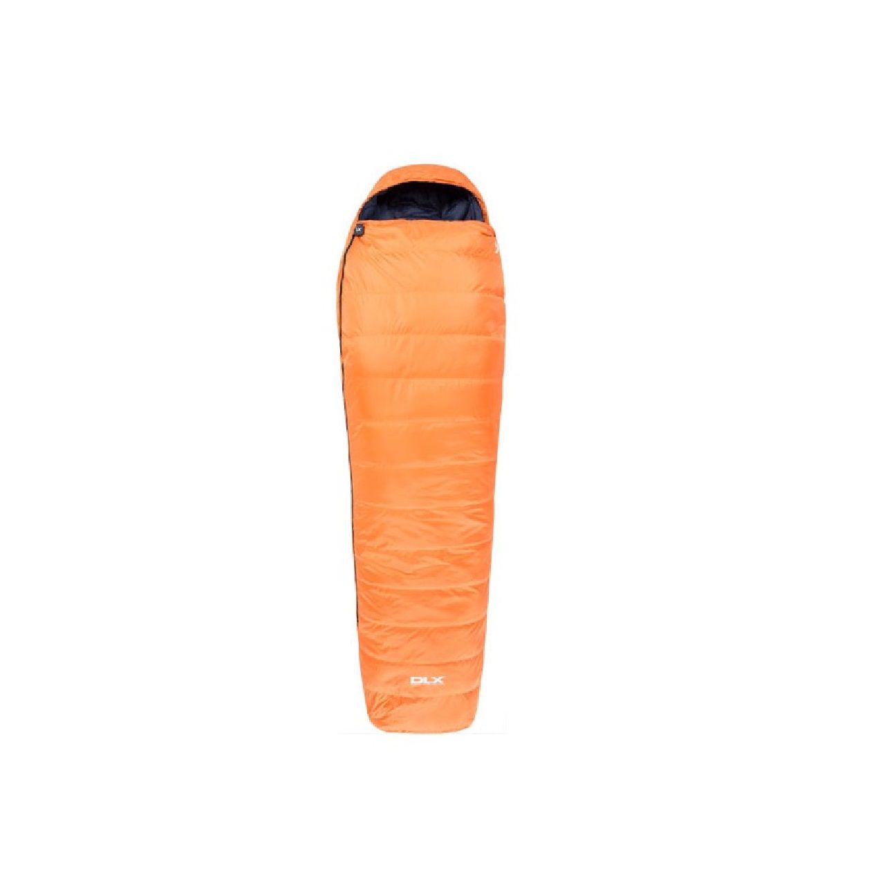 3 season down sleeping bag. Compression sack. Size: 220 x 80 x 55cm. Fill power 500. 2 way zipper. Comfort: +5C, Lower limit: +0C, Extreme: -8C. Shell: 100% Polyamide, Lining: 100% Polyester, Filling: 70% Duck down/30% Feather.