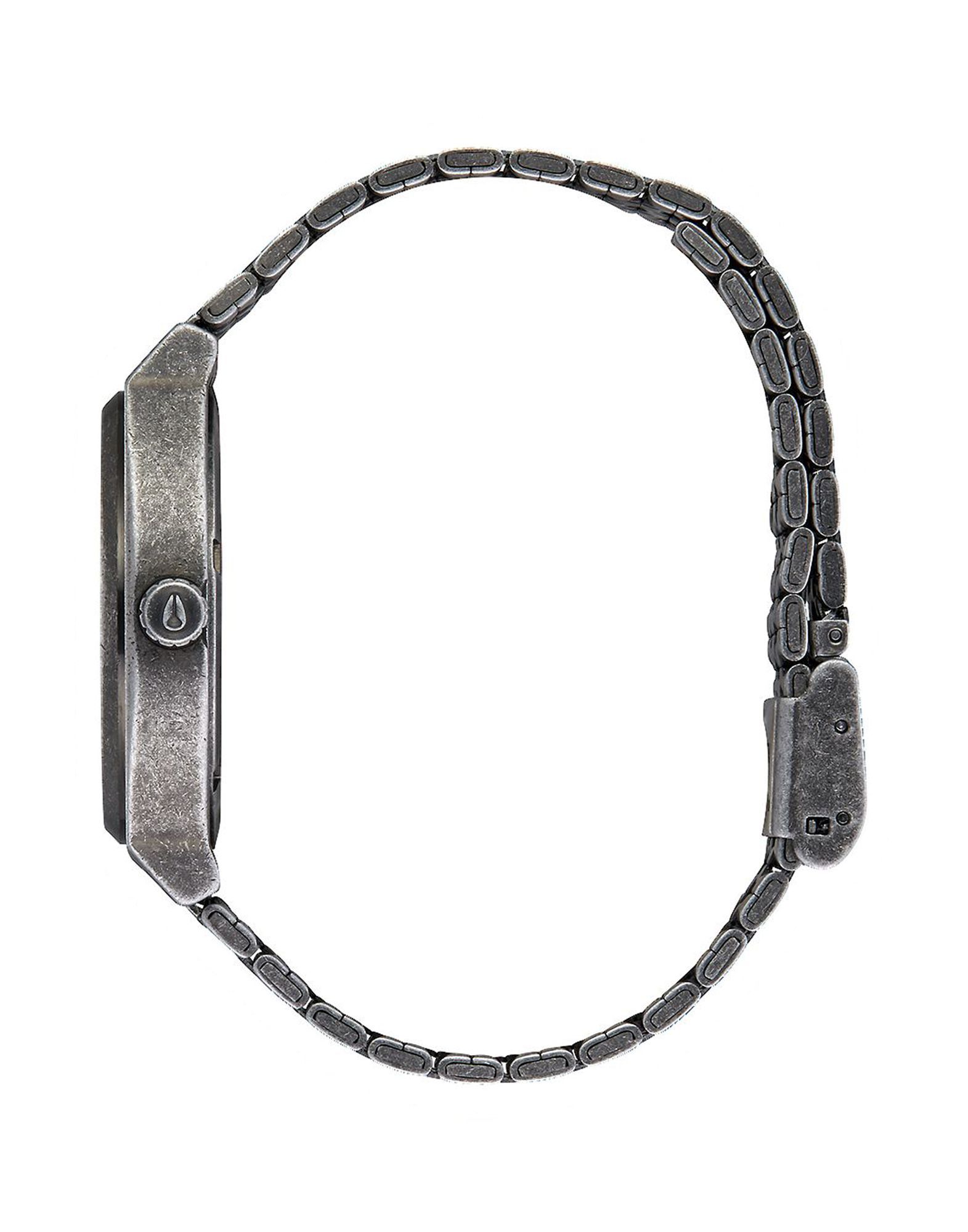 strap material: stainless steel, case material:  stainless steel, logo
