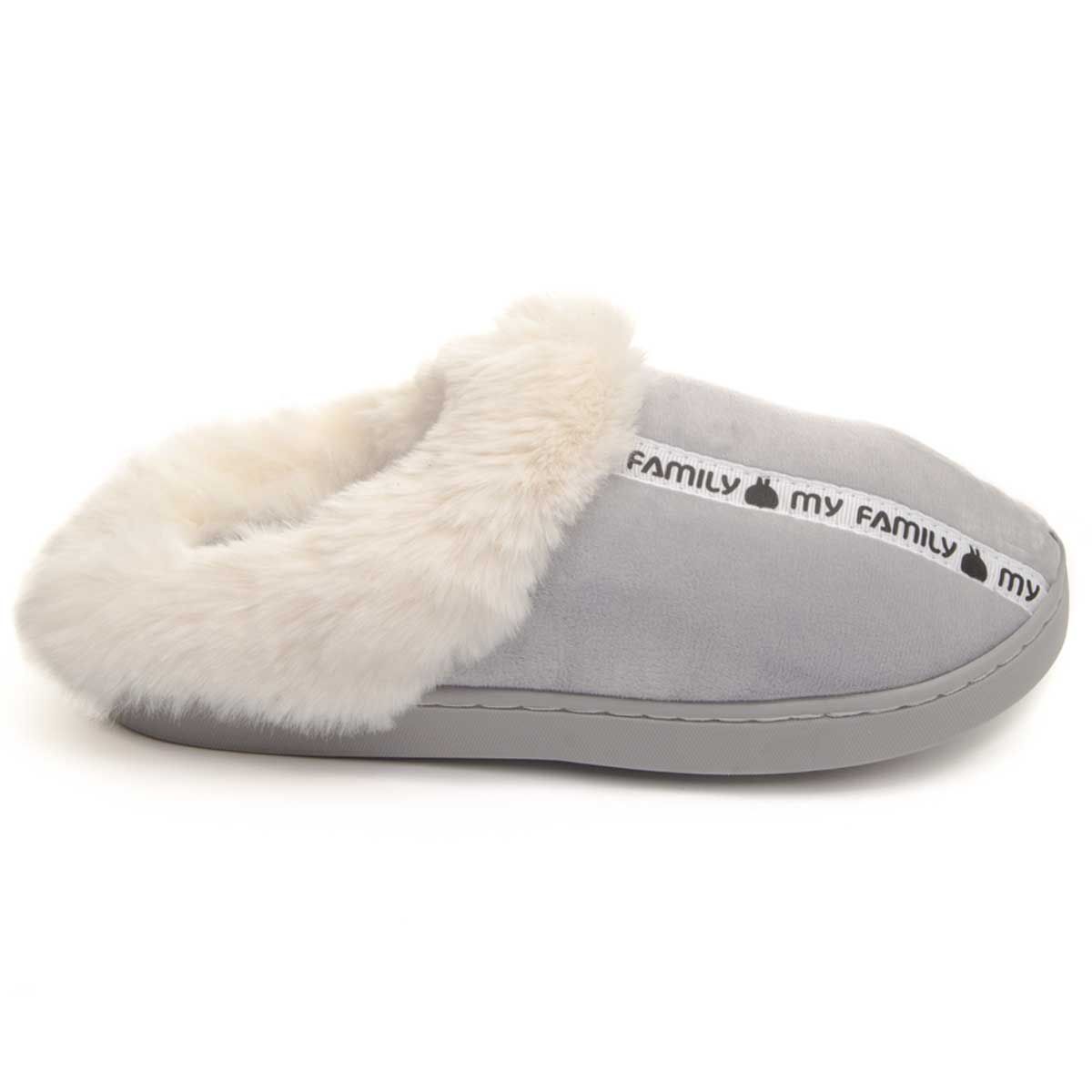 Montevita Comfortable Slipper in Grey