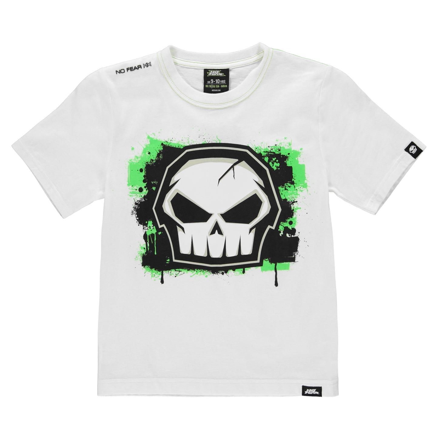 No Fear Kids Junior Boys Core Graphic T Shirt Short Sleeve Crew Neck Tee Top