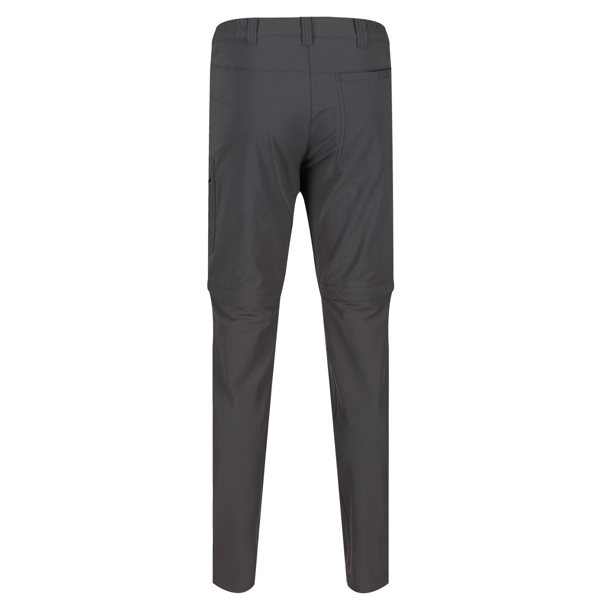 Material: 94% Polyamide, 6% Elastane.. Durable water repellent finish. Part elasticated waist. Multi pocketed with zipped side pockets. Zip-off legs - converts into shorts.