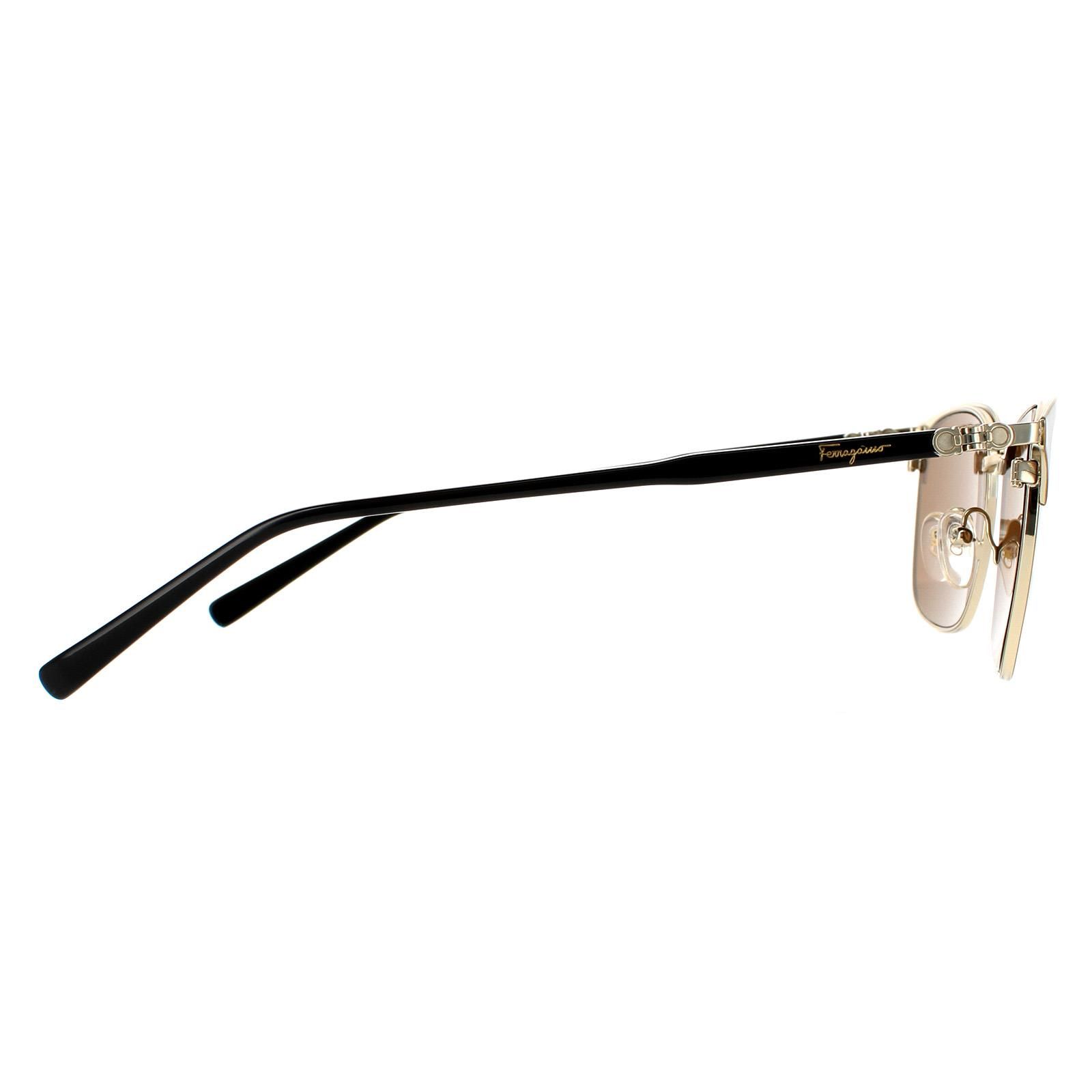 Salvatore Ferragamo Classic Havana Brown Gradient Square Sunglasses main image 0
