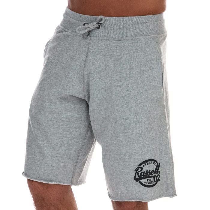 Men's Russell Athletic Shorts  in Grey Marl