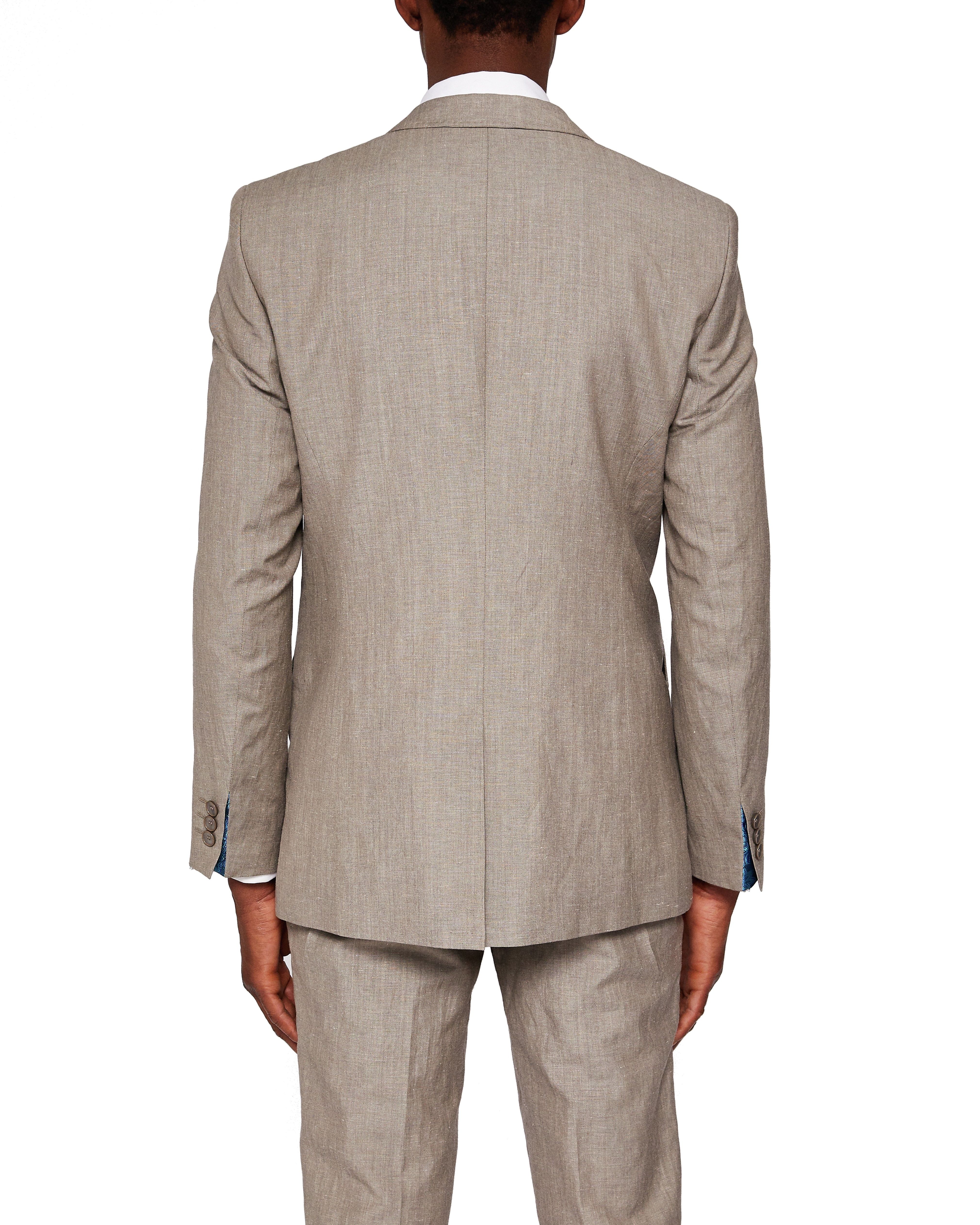 ted baker taupe suit