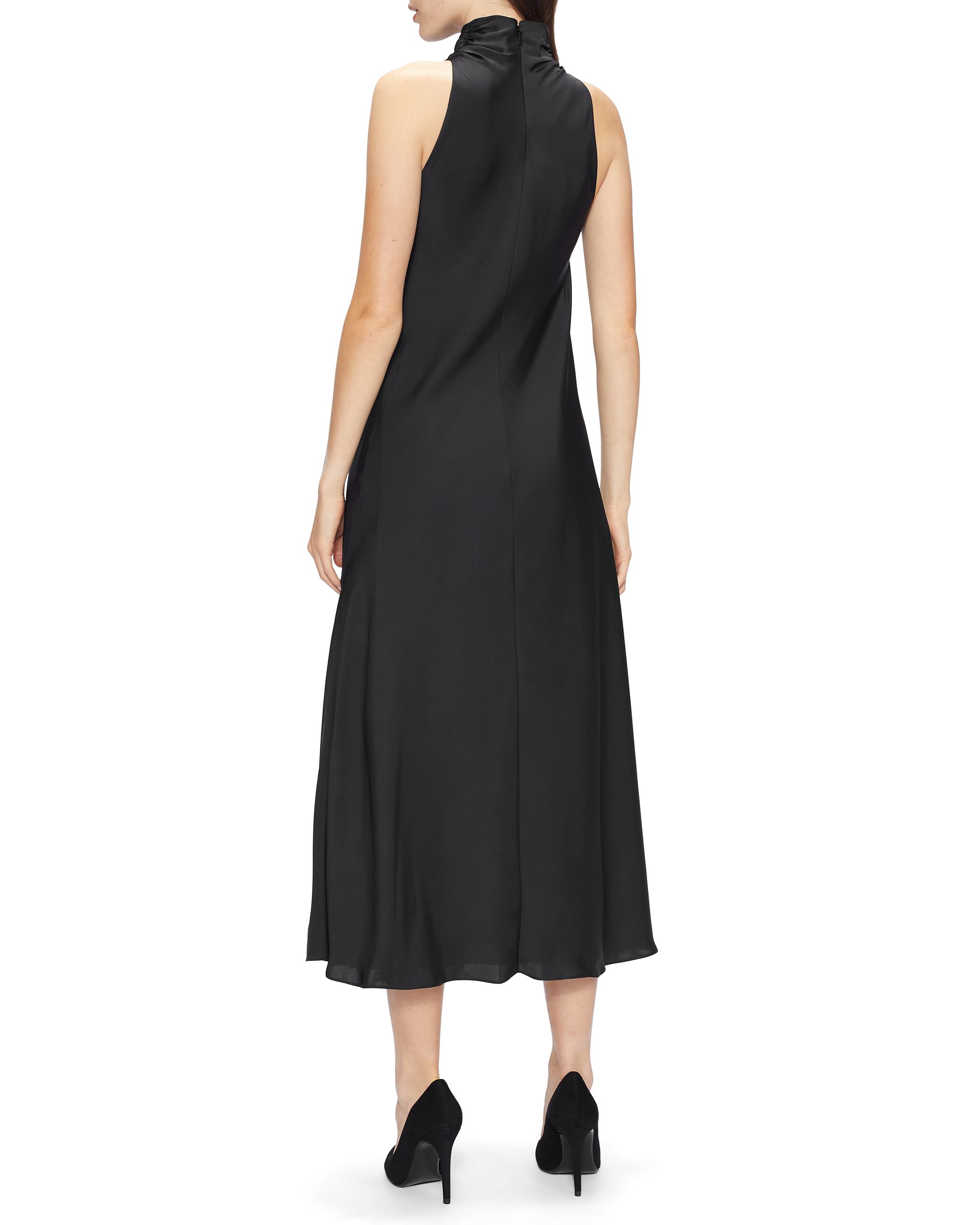 Ted Baker Joiya Cowl Neck Sleeveless Midi Dress, Black