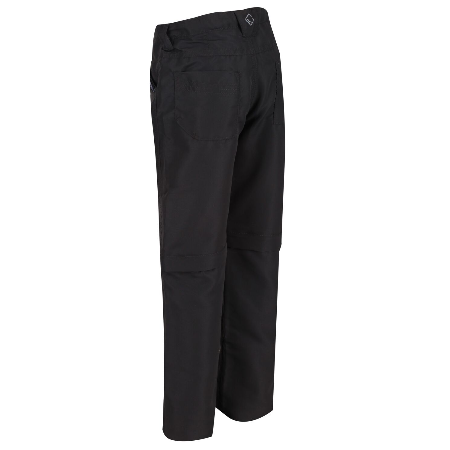 Material: 100% Polyester. Durable, water repellent and lightweight trousers with zip-off legs which convert them into shorts. Part-elasticated waist with button adjustment system. Multi pocketed. Ideal for day trips in changeable weather and overnight stays.