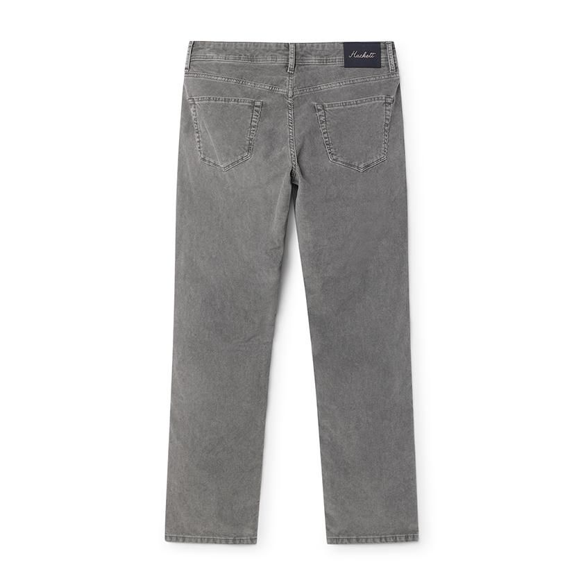 Hackett Cord Trousers, 5 x Pocket in Carbon