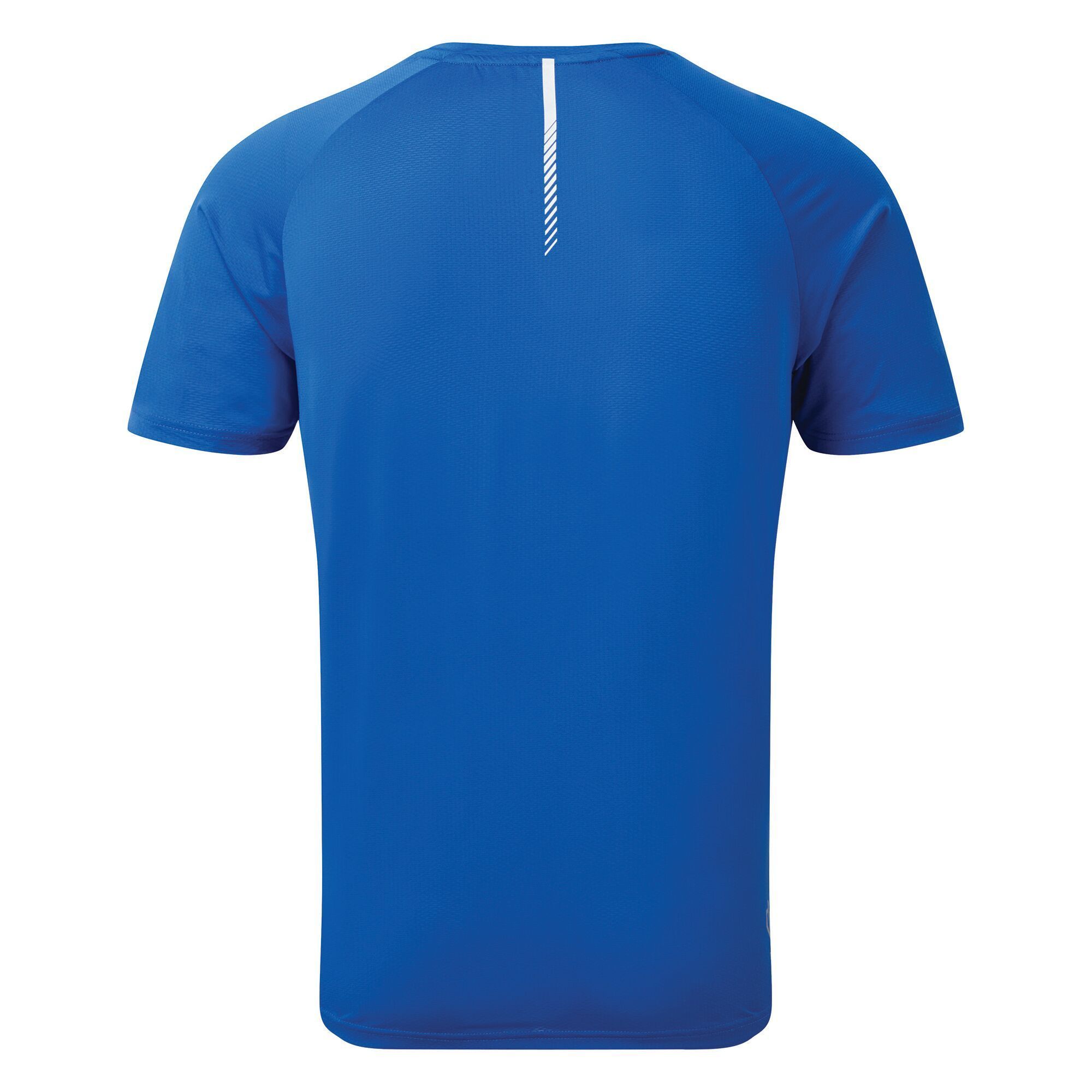 Material: 88% Polyester (Q-Wic lightweight polyester fabric), 12% Elastane. Solid colour short sleeved t-shirt with fabric which moves moisture away from the skin to keep you feeling comfortable during high-energy workouts. Soft and quick drying.