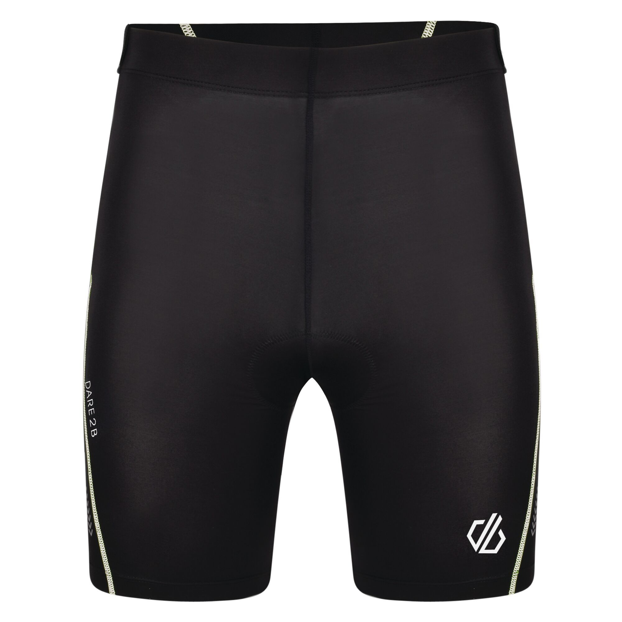 Material: elastane: 12%, polyester: 88%. Q-Wic lightweight polyester/elastane fabric. Quick drying. Flat locked seams for comfort. Interactive attachment loop at waistband. 2D moulded stretch multi density foam insert. Coolmax moisture control and  treatment to insert. Reflective detail for enhanced visibility.