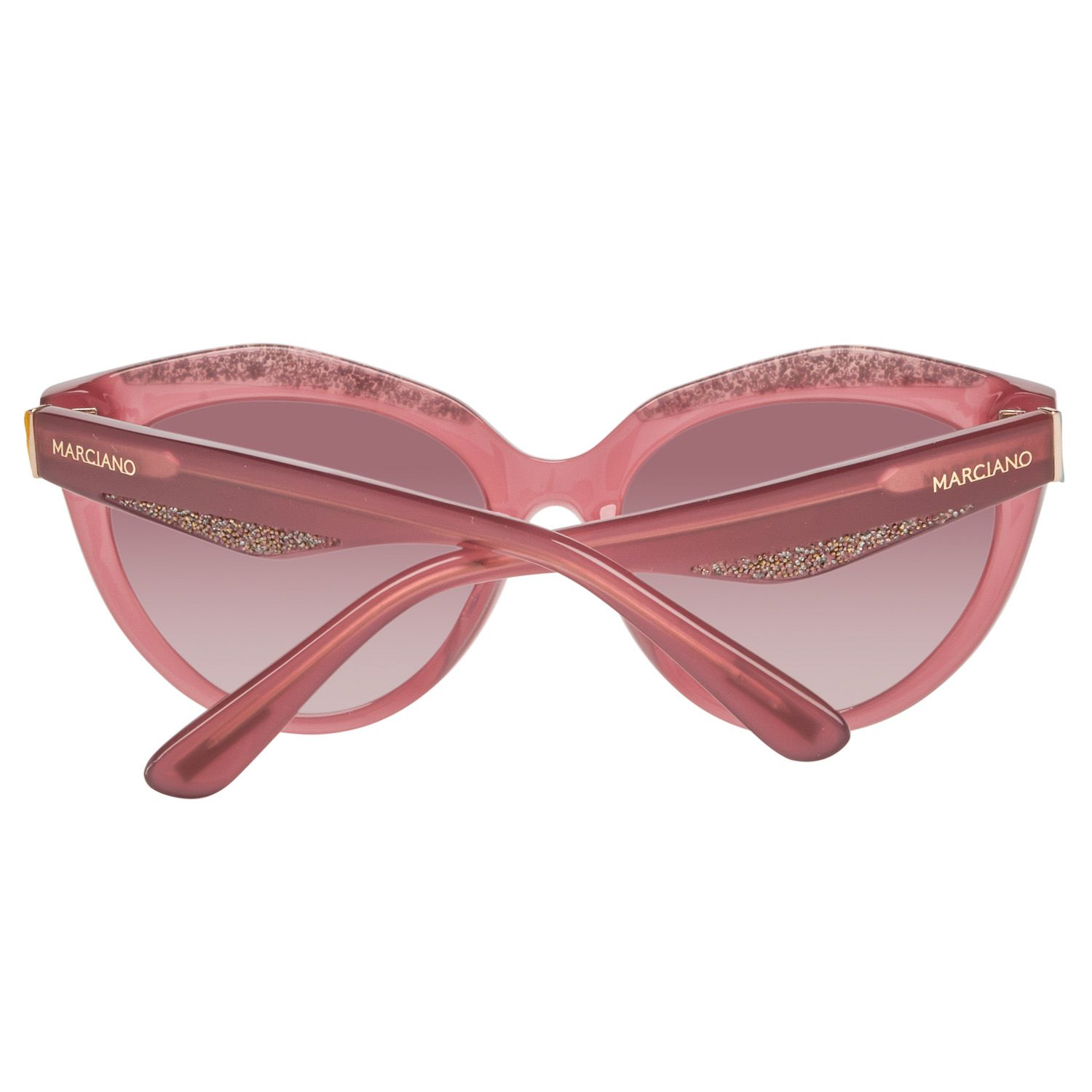 Guess by Marciano Sunglasses GM0776 75F 56
Frame color: Pink
Lenses color: Brown
Lenses material: Plastic
Filter category: 3
Style: Butterfly
Lenses effect: Gradient
Protection: 100% UVA & UVB
Lenses width: 56
Lenses height: 44
Bridge width: 18
Frame width: 142
Temples length: 140
Shipment includes: Case, cleaning cloth, documentation
Spring hinge: No