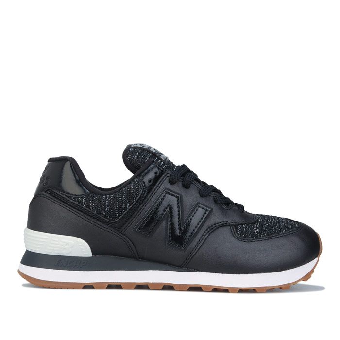 Women's New Balance 574 Trainers in Black