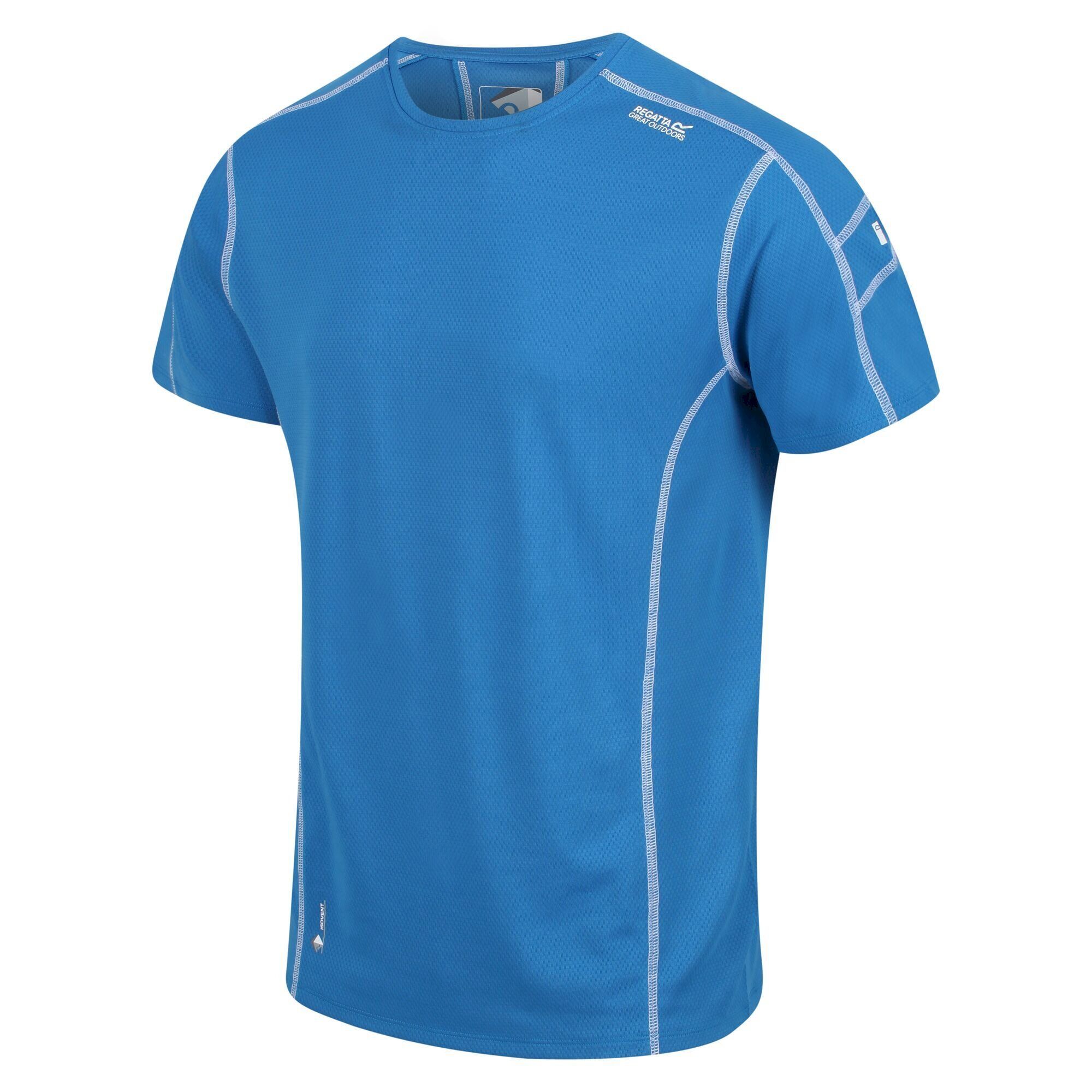 100% Polyester. Fabric: Isovent. Design: Logo. Neckline: Round Neck. Sleeve-Type: Short-Sleeved. Fabric Technology: Breathable, Moisture Wicking, Quick Dry. Hardwearing.