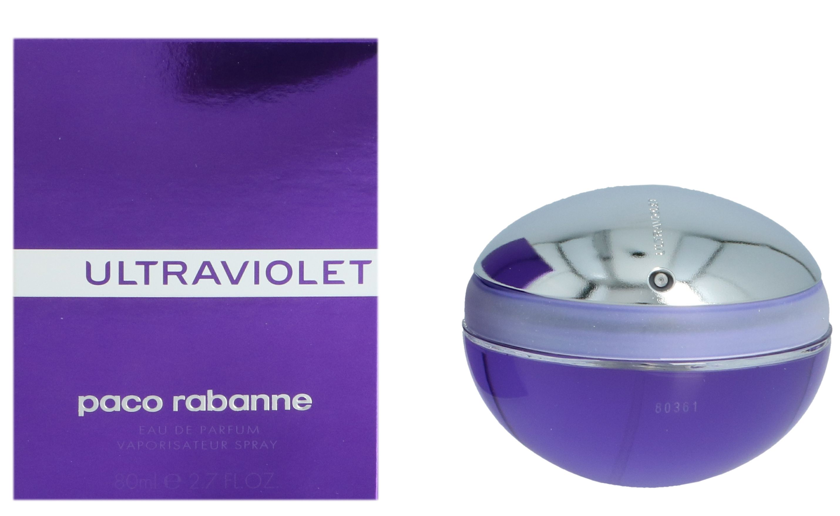 Paco Rabanne Ultraviolet Eau de Parfum 80ml Spray For Her