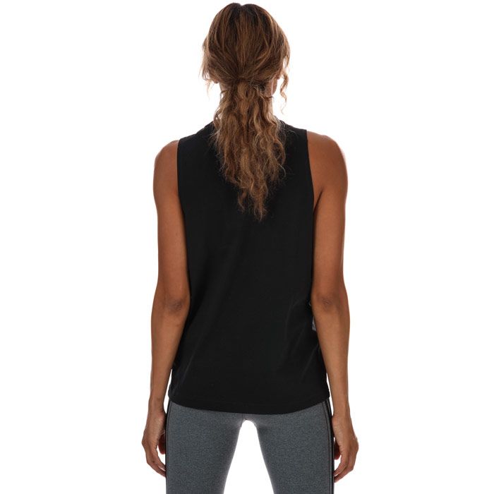 Womens adidas Badge Of Cotton Tank Top in black.- Ribbed crew neck.- Sleeveless.- Bold adidas Badge of Sport on the chest.- Curved hem.- Regular fit.- 100% Cotton.  Machine washable.- Ref: GC6959