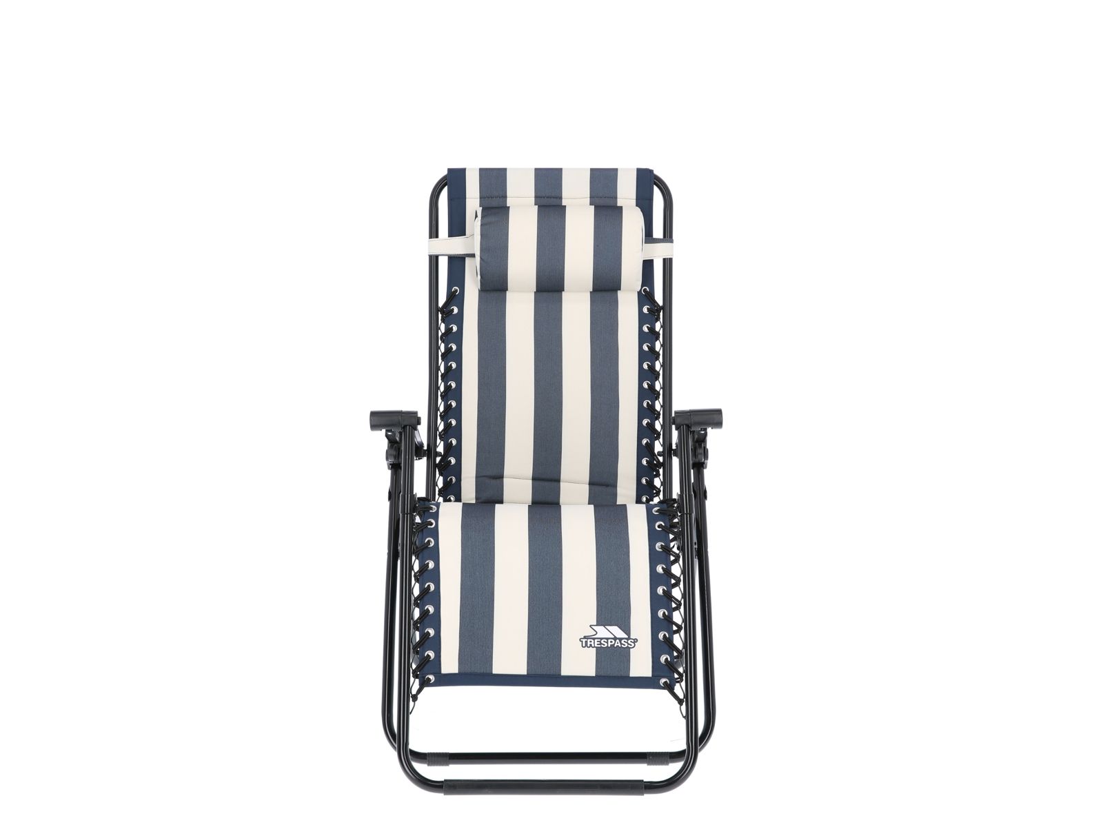 Trespass Glentilt Reclining Garden Chair/Recliner (Navy Stripe)