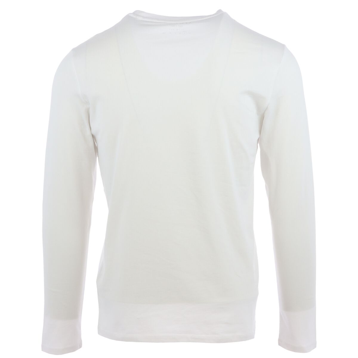 Brand: Guess Gender: Men Type: Knitwear Season: Spring/Summer  PRODUCT DETAIL • Color: white • Pattern: print • Sleeves: long • Neckline: round neck •  Article code: M0YI46J1300  COMPOSITION AND MATERIAL • Composition: -95% cotton -5% elastane  •  Washing: machine wash at 30°