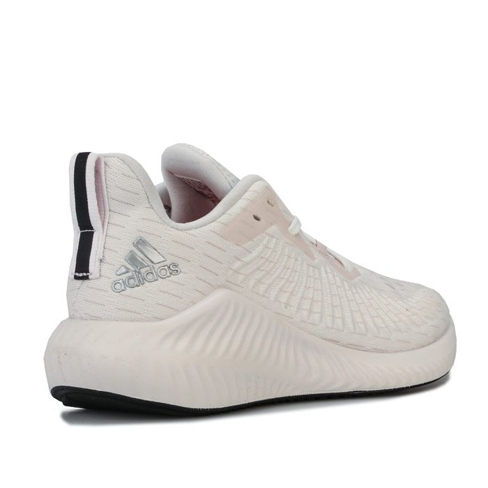 Womens adidas Alphabounce Plus Run Running Shoes Off White. <BR><BR>- Lace closure<BR>- Supportive Forgedmesh upper<BR>- Sock-like construction hugs the foot<BR>- Bounce+ energised cushioning midsole<BR>- Rubber outsole<BR>- Versatile training shoes<BR>- Textile and Synthetic Upper  Textile Lining  Synthetic Sole<BR>- Ref: G54122