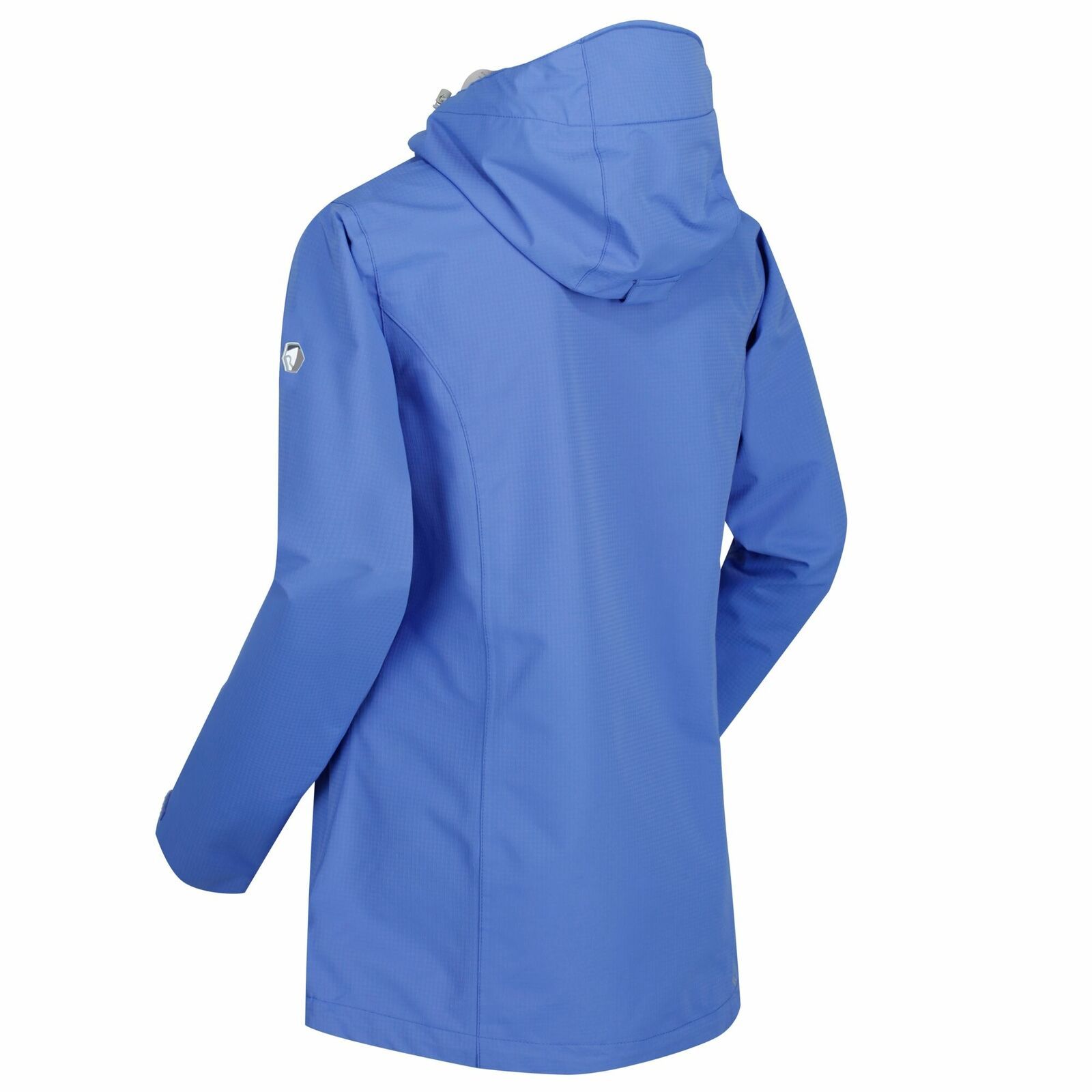 100% Polyester. Weatherproof hooded jacket made from breathable Isotex 5000. DWR water resistant finish. Attached adjustable technical hood. Internal zipped security pocket. 2 zipped pockets. Ideal for wet weather. Hand wash.