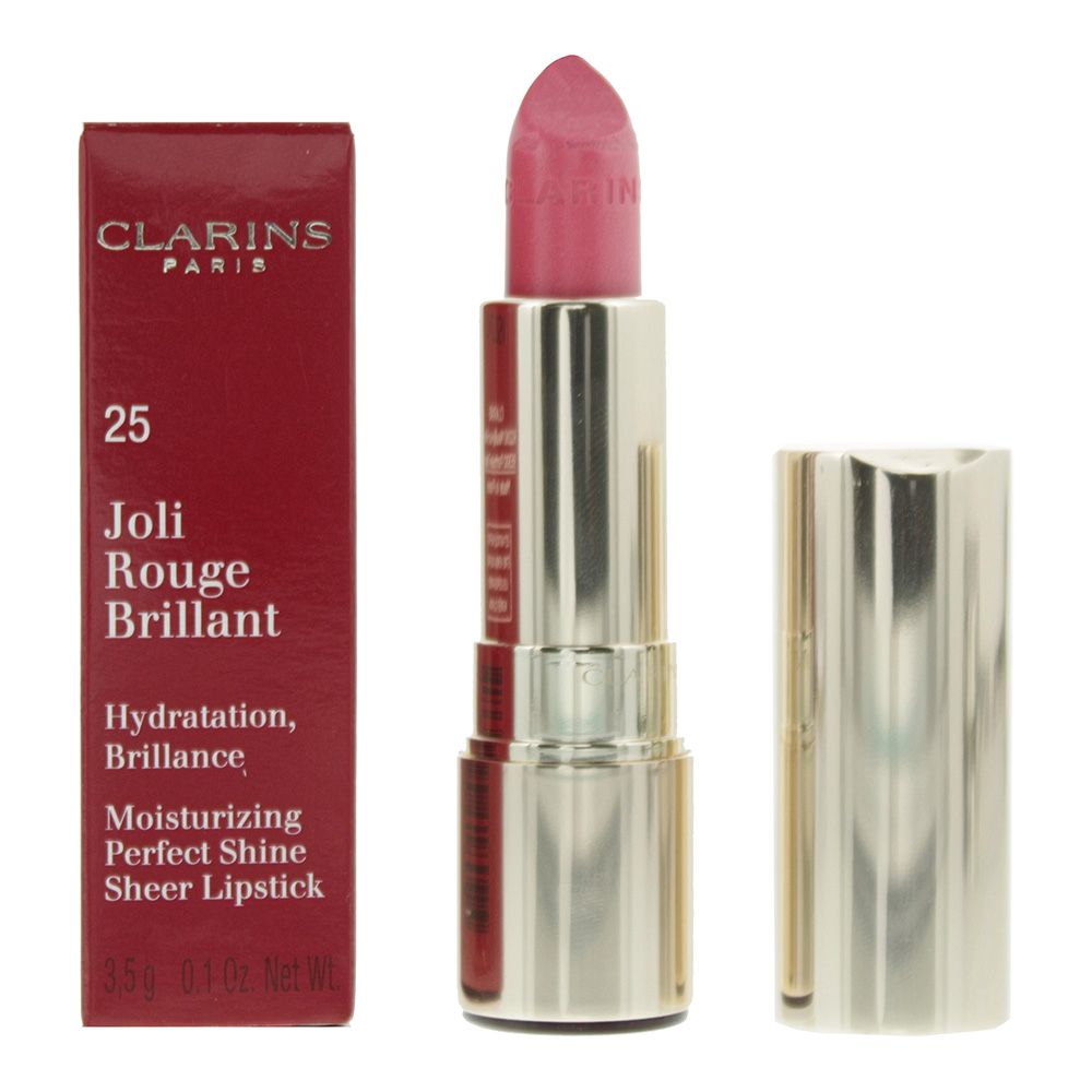 Clarins Joli Rouge Brilliant Lipstick 25 Rose Blossom 3.5g